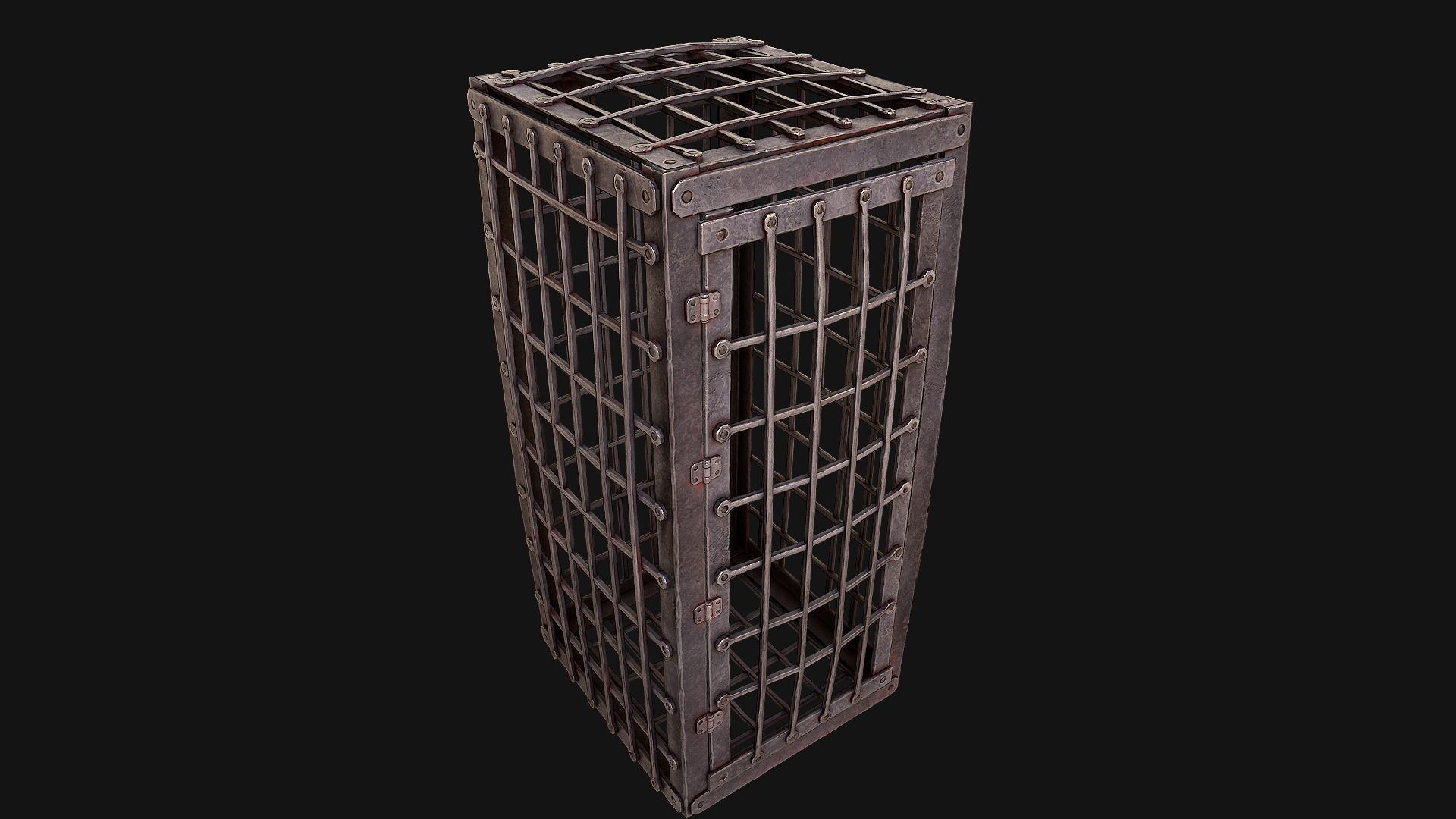 Medieval Prison Cells Low-poly 3D model_27