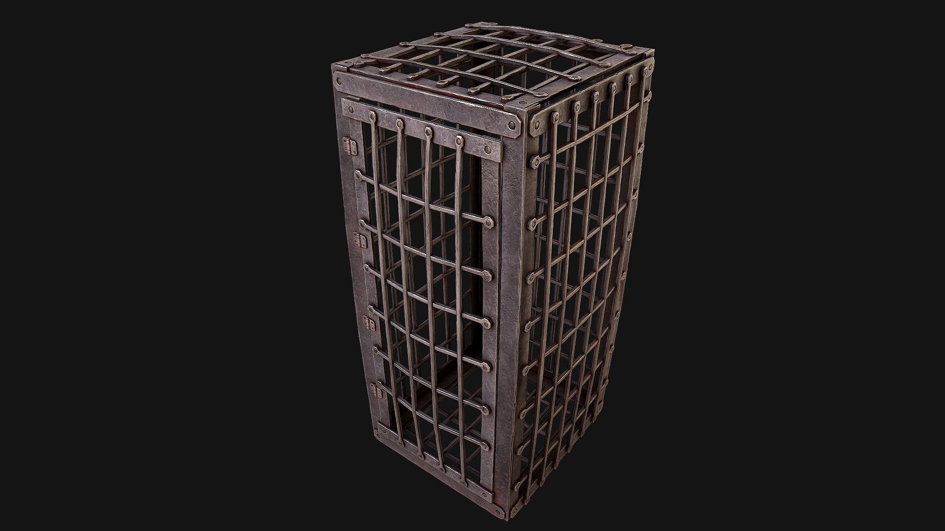 Medieval Prison Cells Low-poly 3D model_28