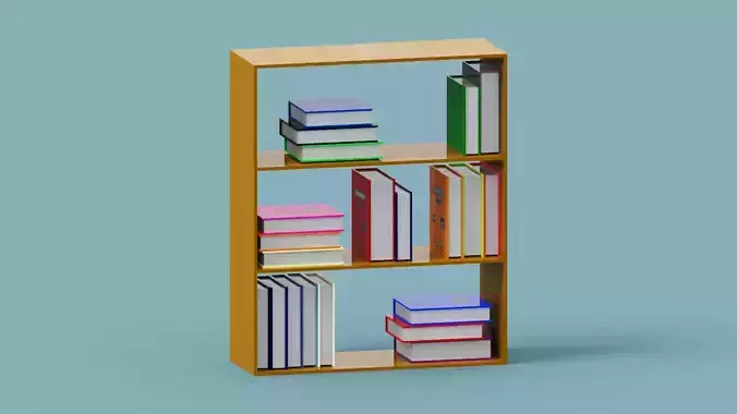 Voxel Bookshelf