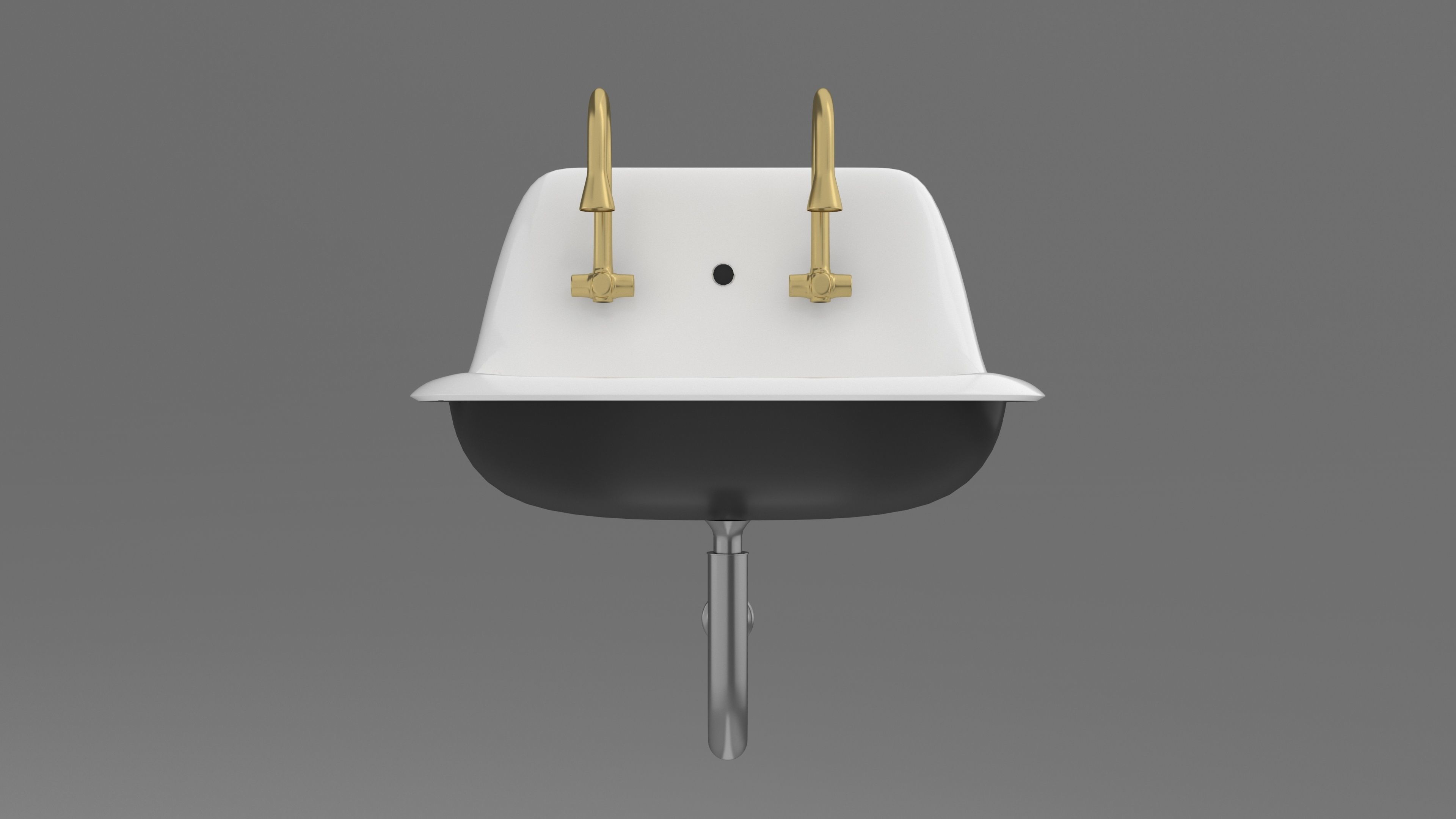 bathroom sink 3D model_4