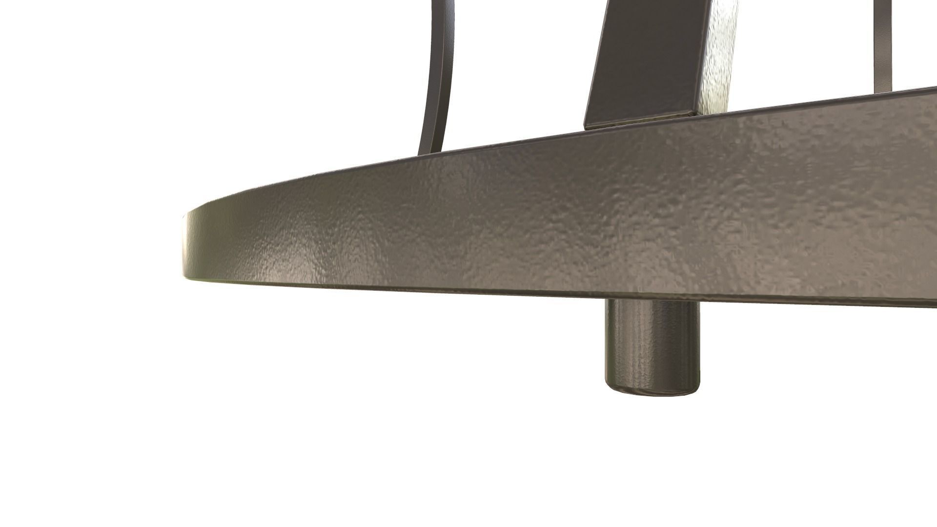 Round Table 3D Model VR AR PBR Low-poly 3D model_8