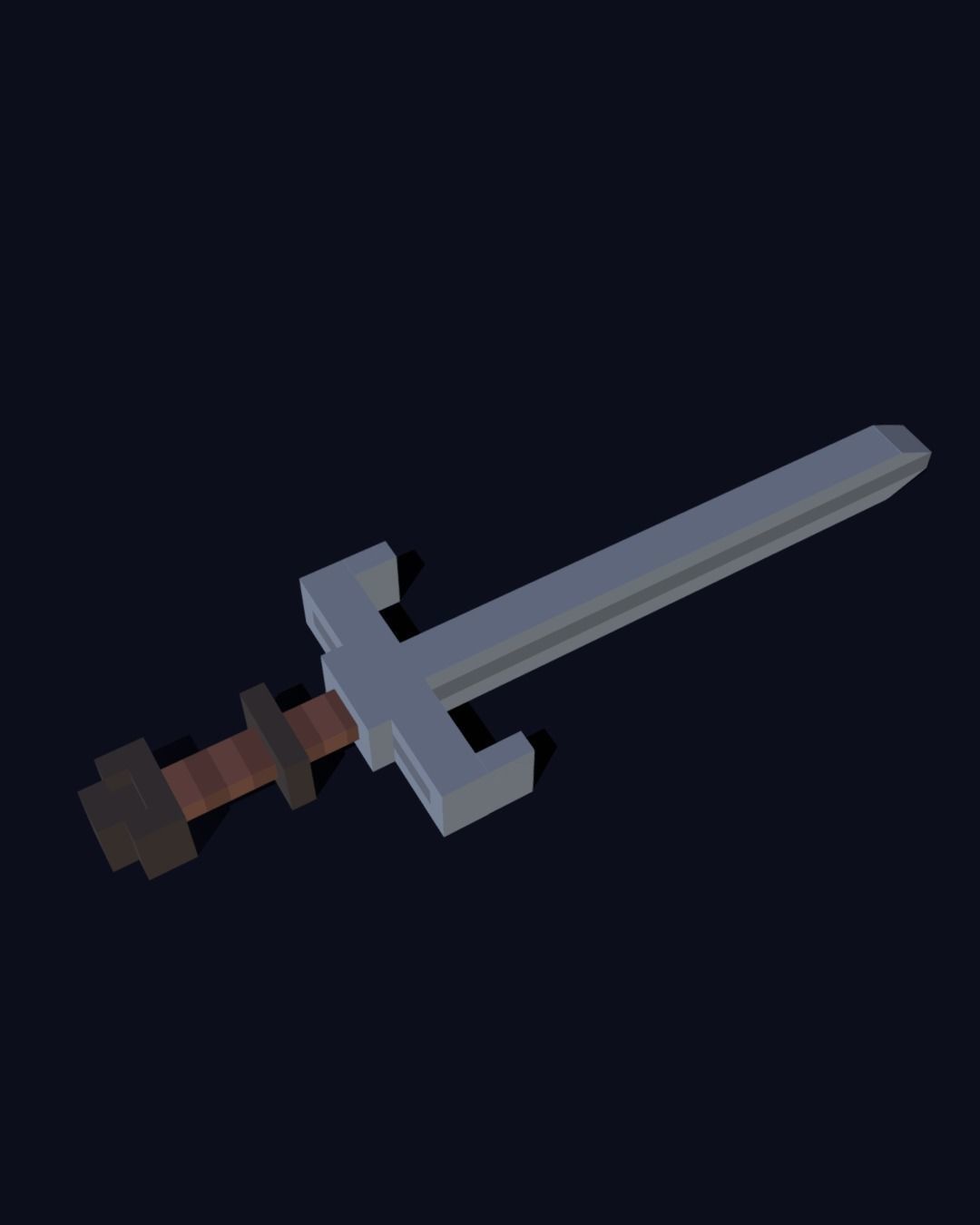 Weapons Pack - Lowpoly Voxel Models Low-poly 3D model_9