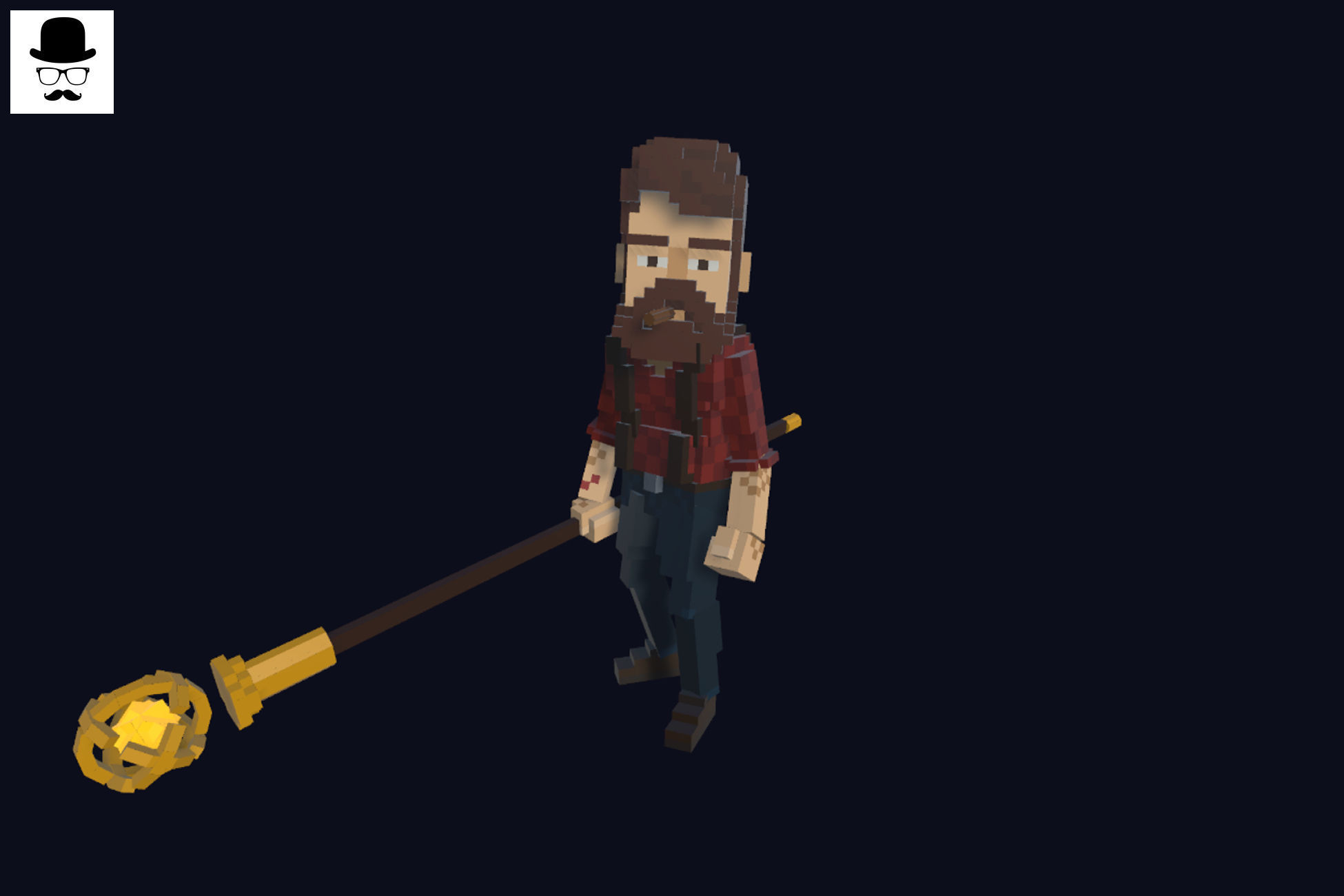 Weapons Pack - Lowpoly Voxel Models Low-poly 3D model_12