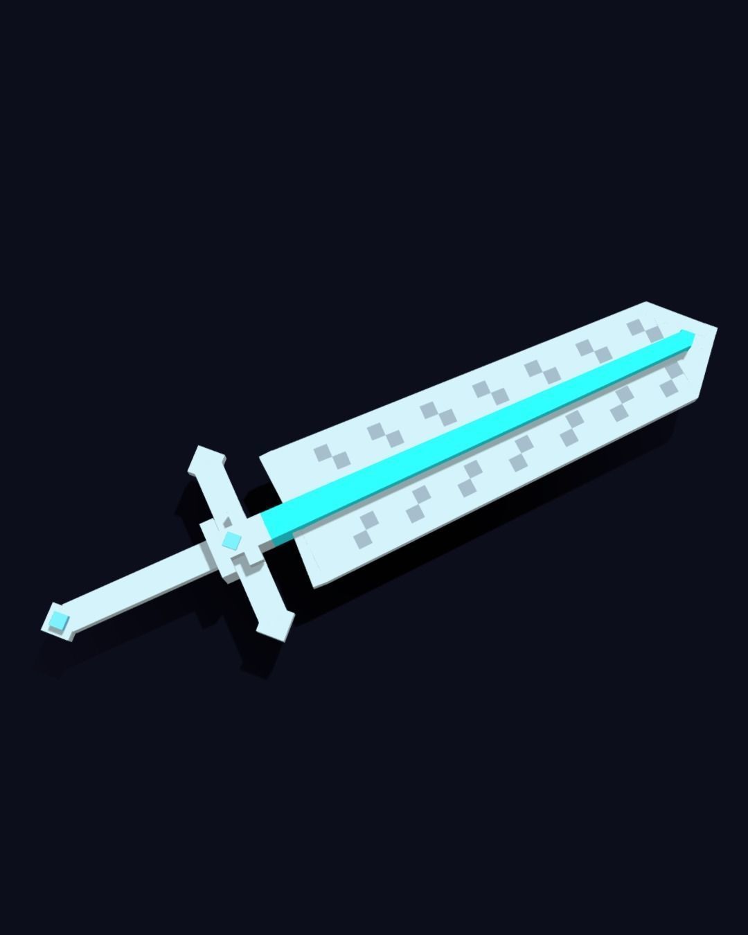 Weapons Pack - Lowpoly Voxel Models Low-poly 3D model_8