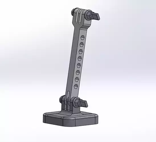 GoPro Tripod mount with an arm 3D print model