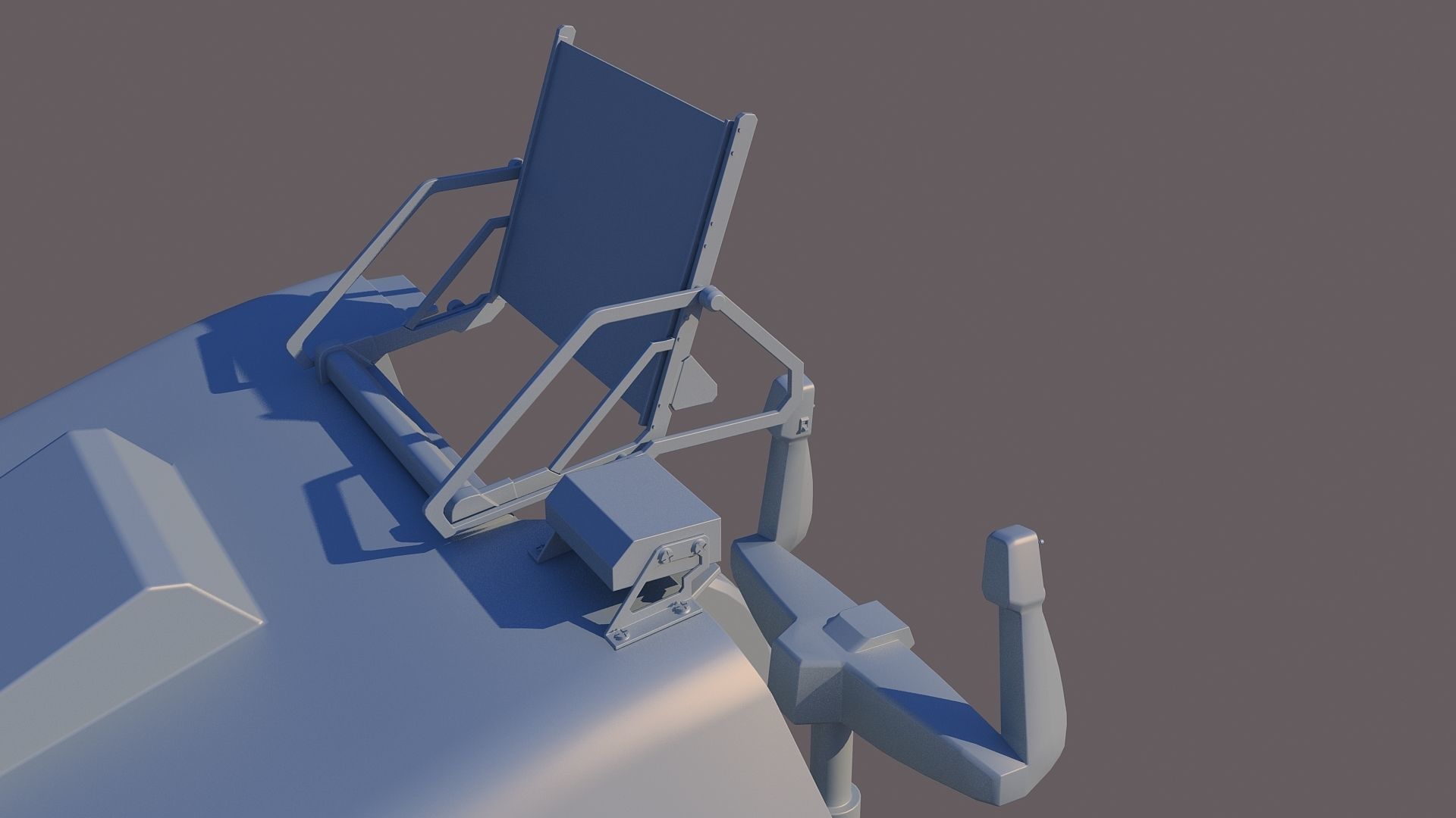 Aircraft cockpit control panel - EFIS 3D model_9