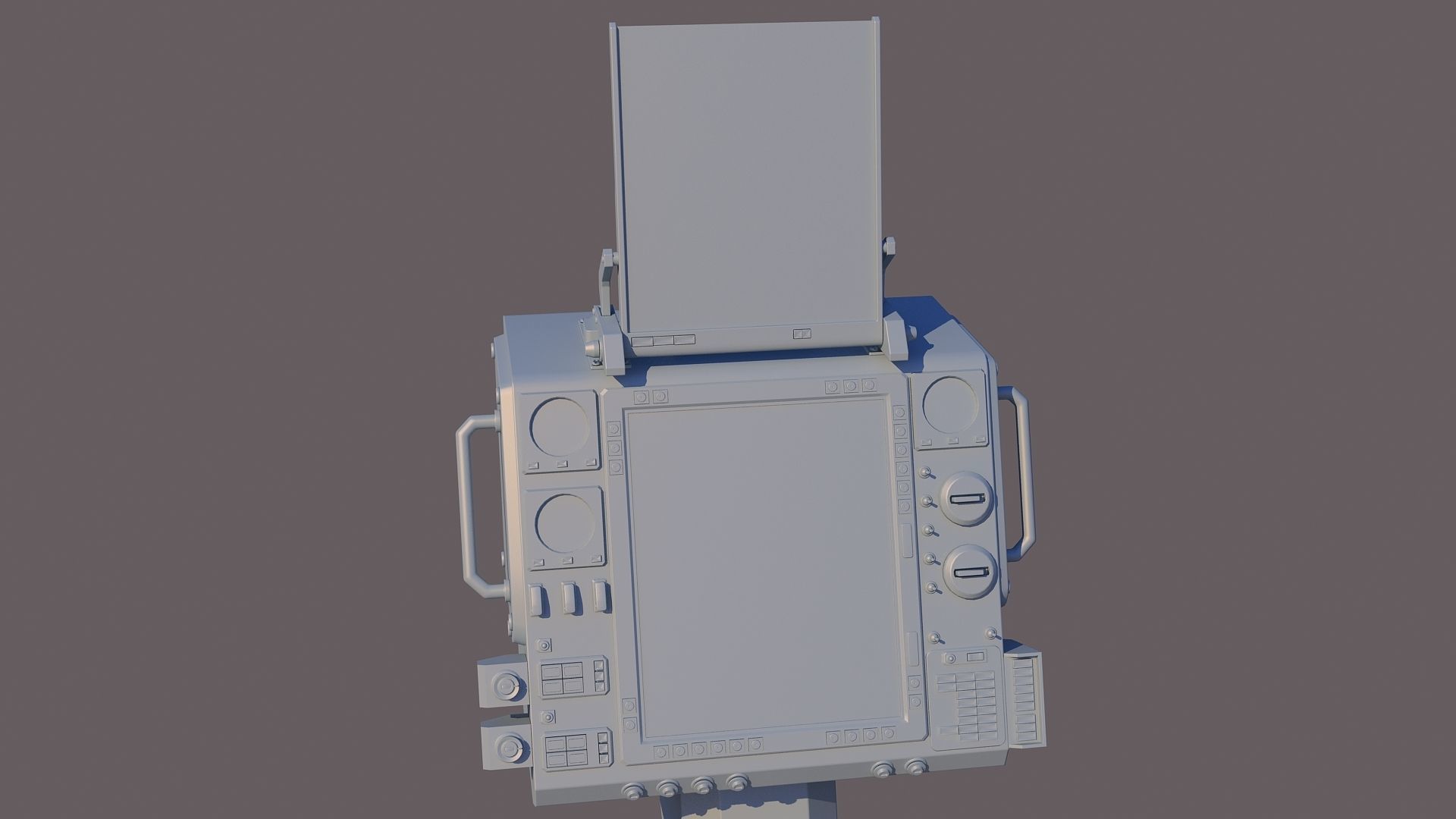 Aircraft cockpit control panel - EFIS 3D model_12