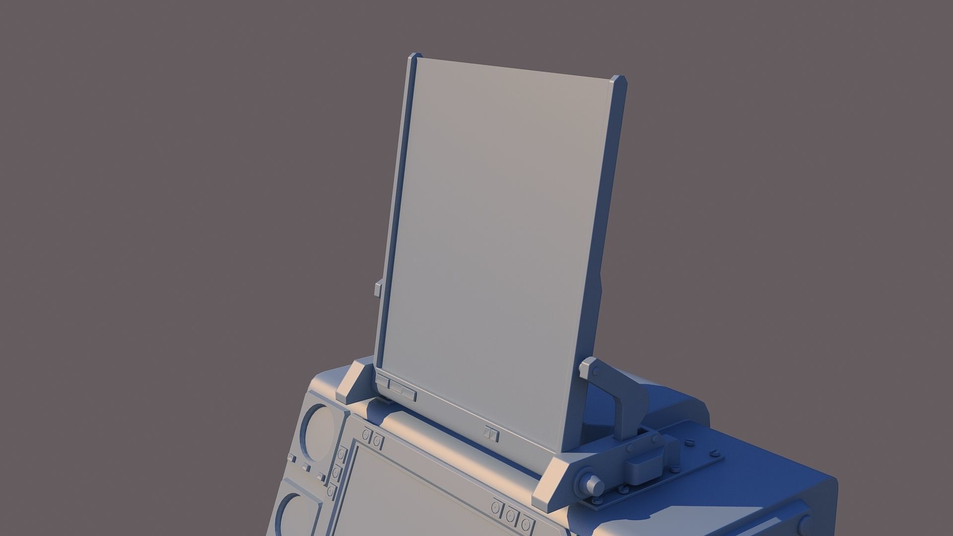 Aircraft cockpit control panel - EFIS 3D model_16