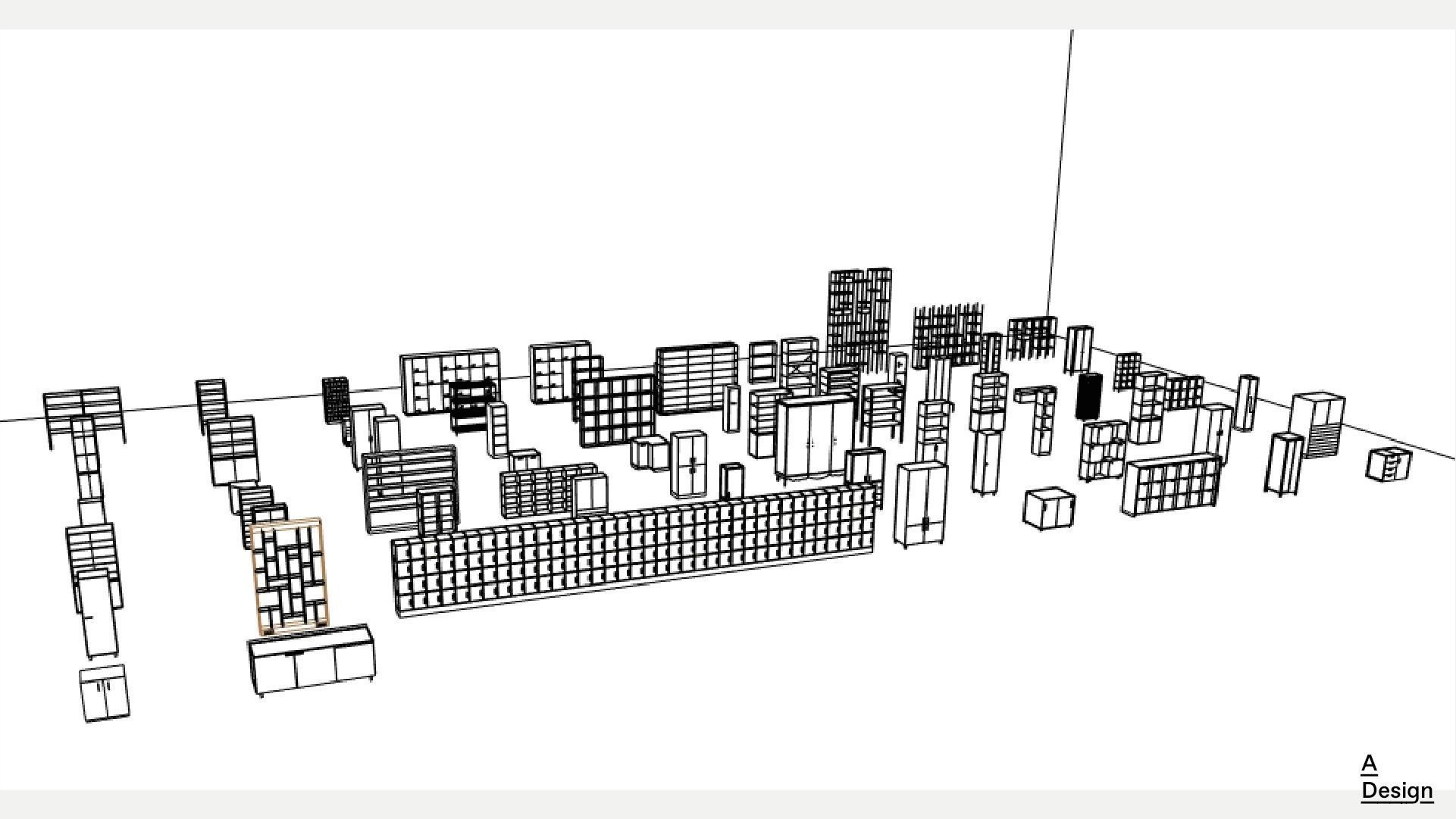 and shelves Pack of revit families 3D model 3D model CGTrader