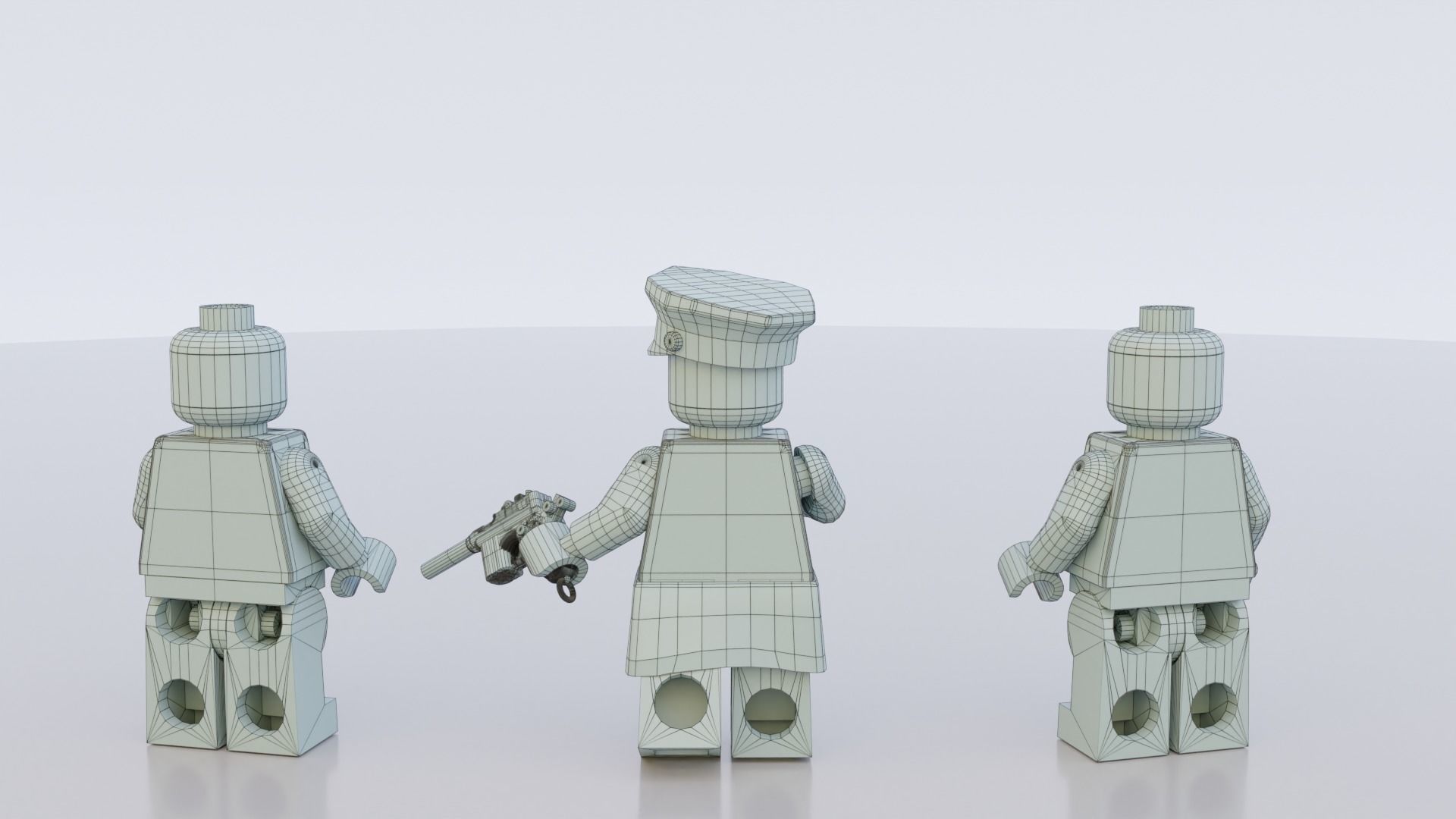 Lego Red Skull mini pack 3D model_9