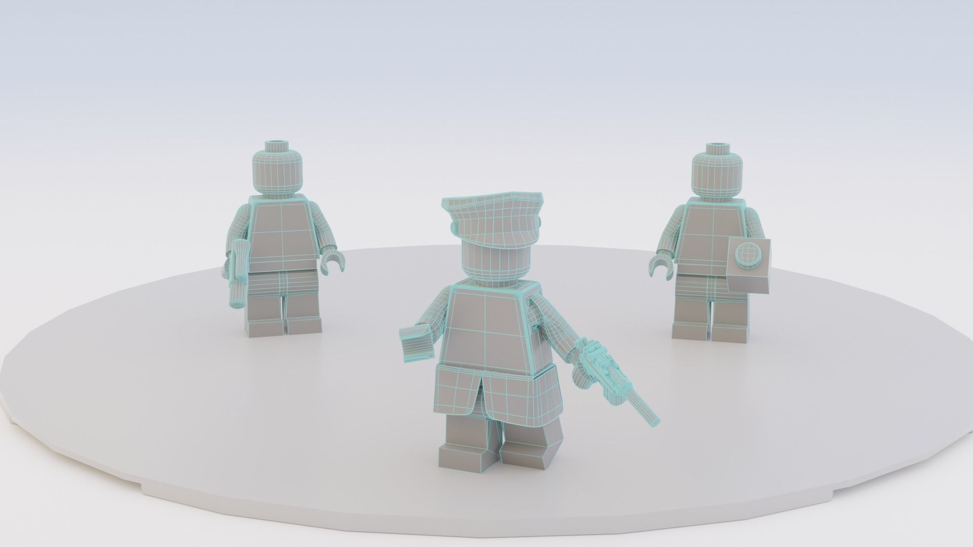 Lego Red Skull mini pack 3D model_5