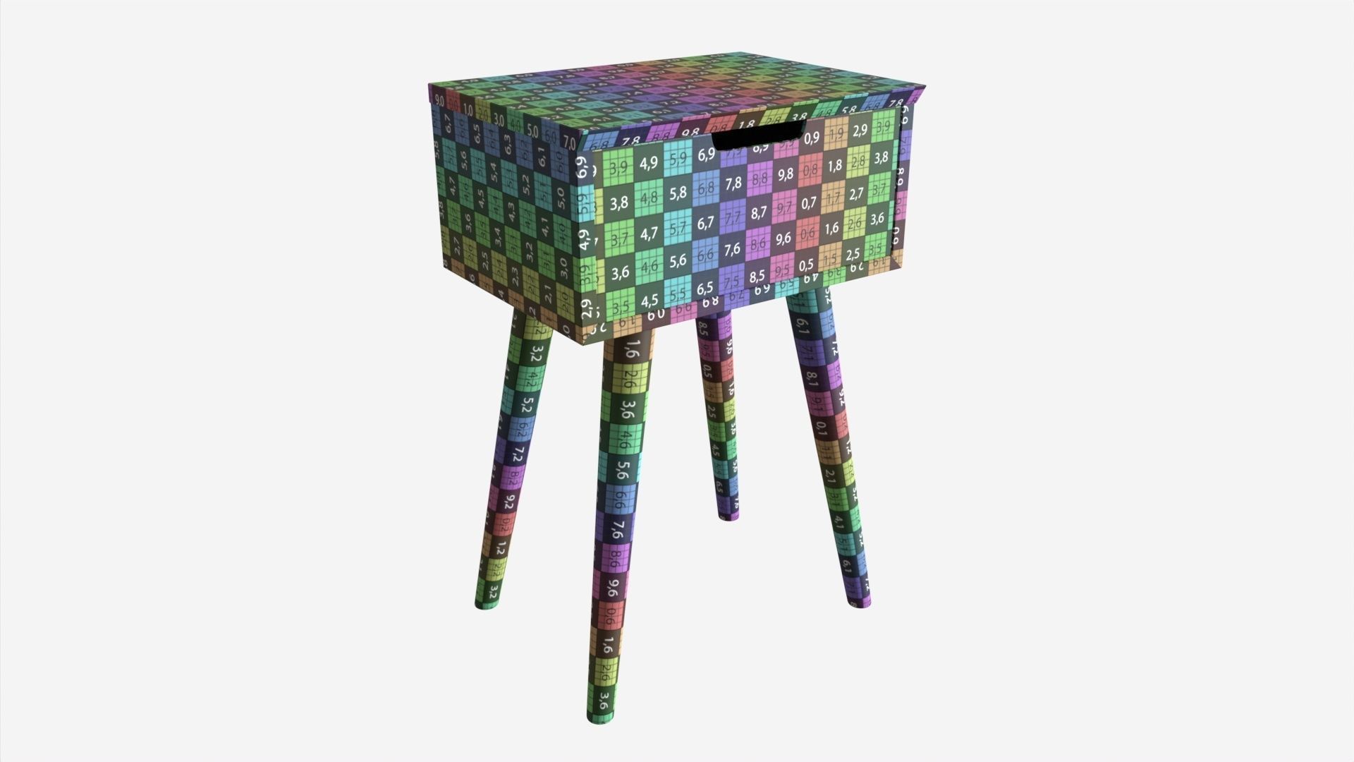 Nightstand Mitra 3D model_7