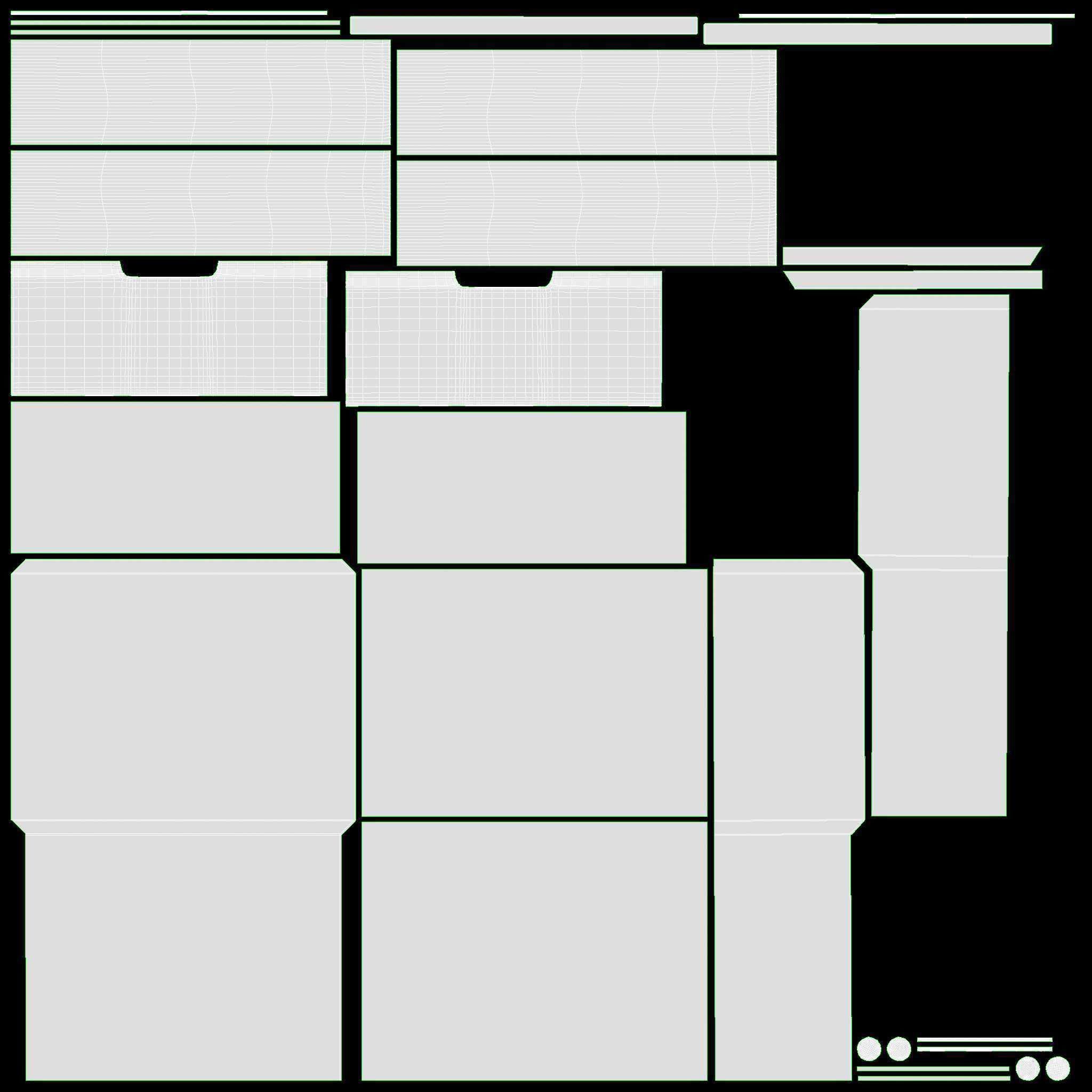 Nightstand Mitra 3D model_8