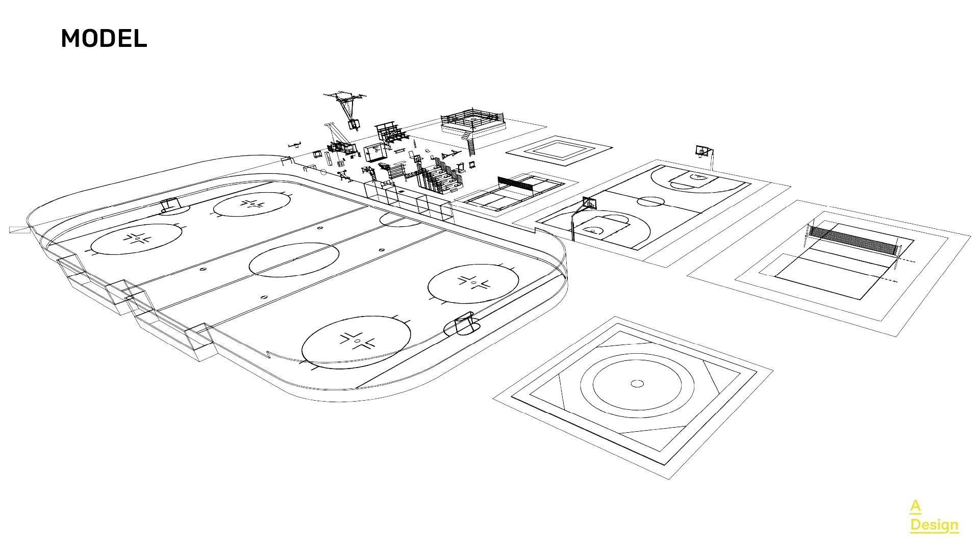 Sports Equipment - Pack of revit families 3D model_6