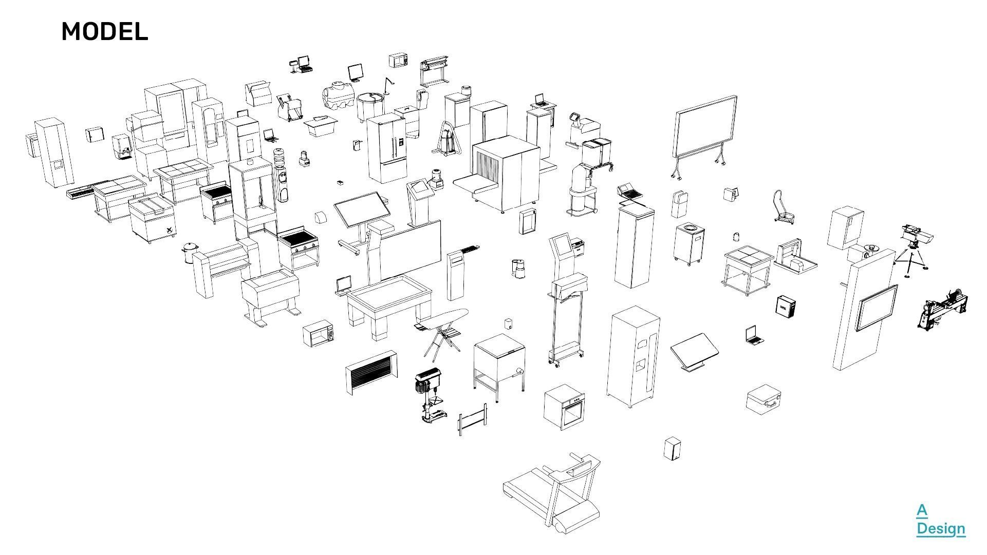 Technique - Special equipment - Pack of revit families 3D model_7