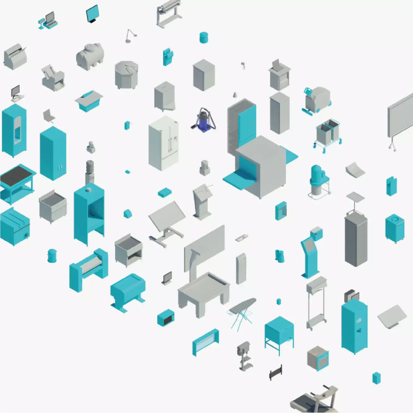 Technique - Special equipment - Pack of revit families 3D model_0