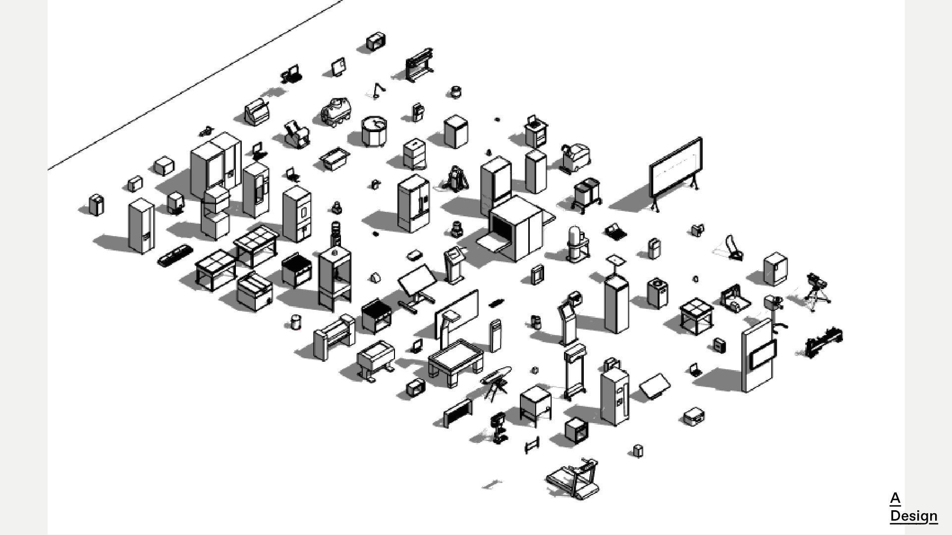 Technique - Special equipment - Pack of revit families 3D model_9