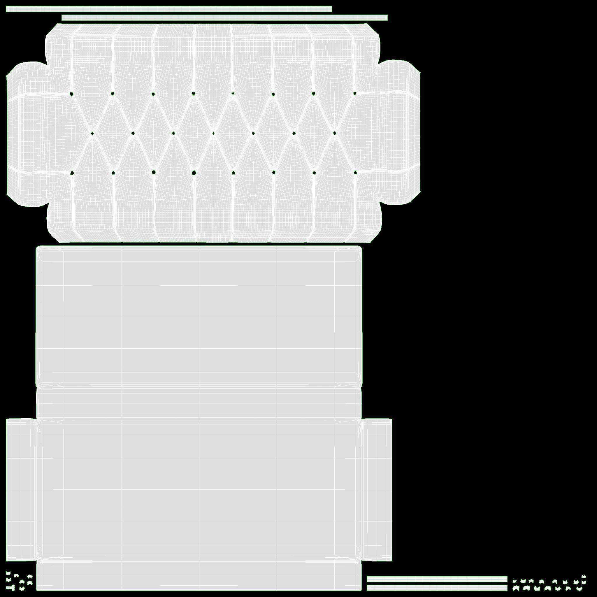 Ottoman Mayers 3D model_9