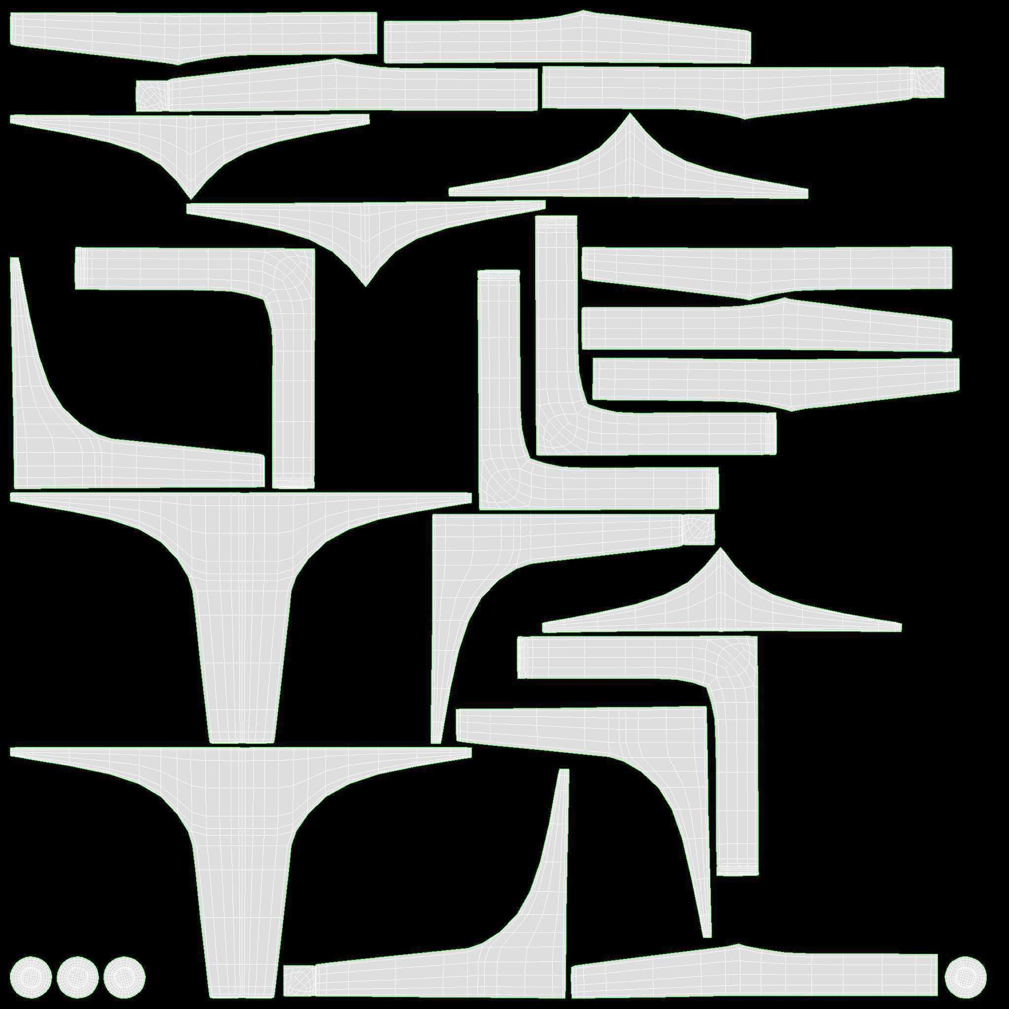 Ottoman Mayers 3D model_10