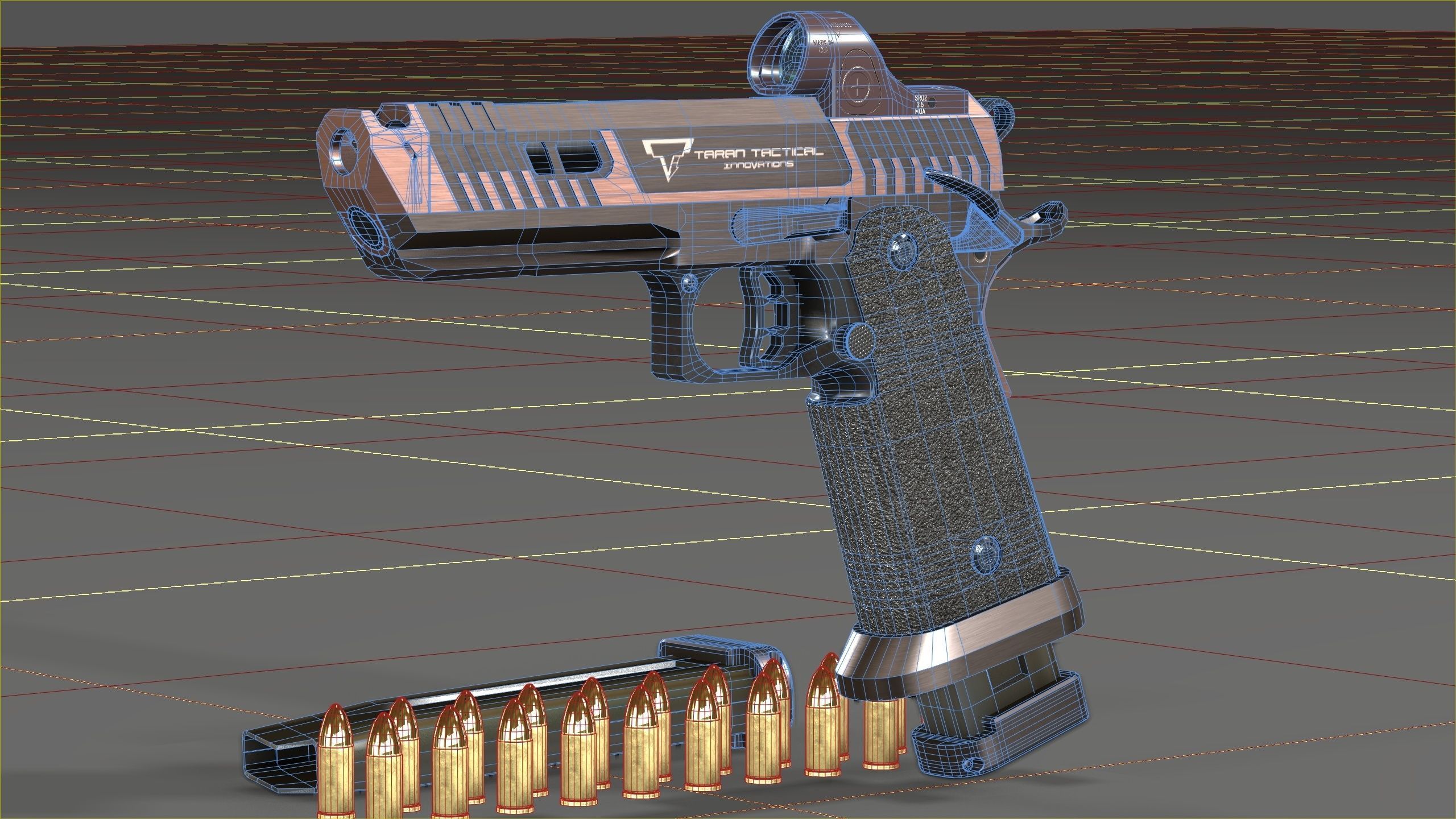 TTI - Taran Tactical Innovations - Sand Viper Low-poly 3D model_24