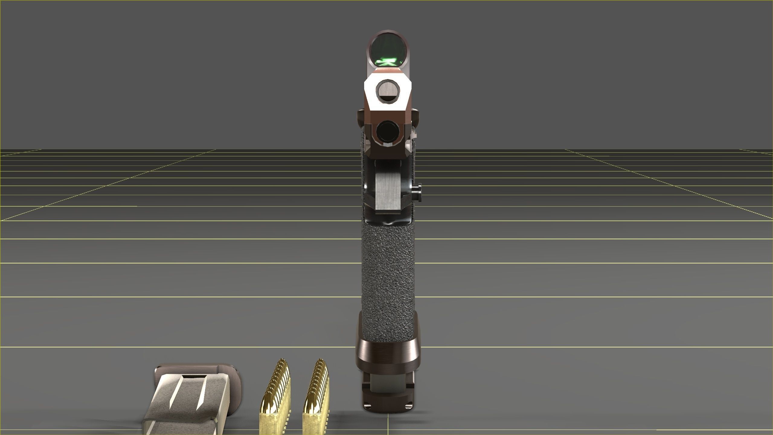 TTI - Taran Tactical Innovations - Sand Viper Low-poly 3D model_22