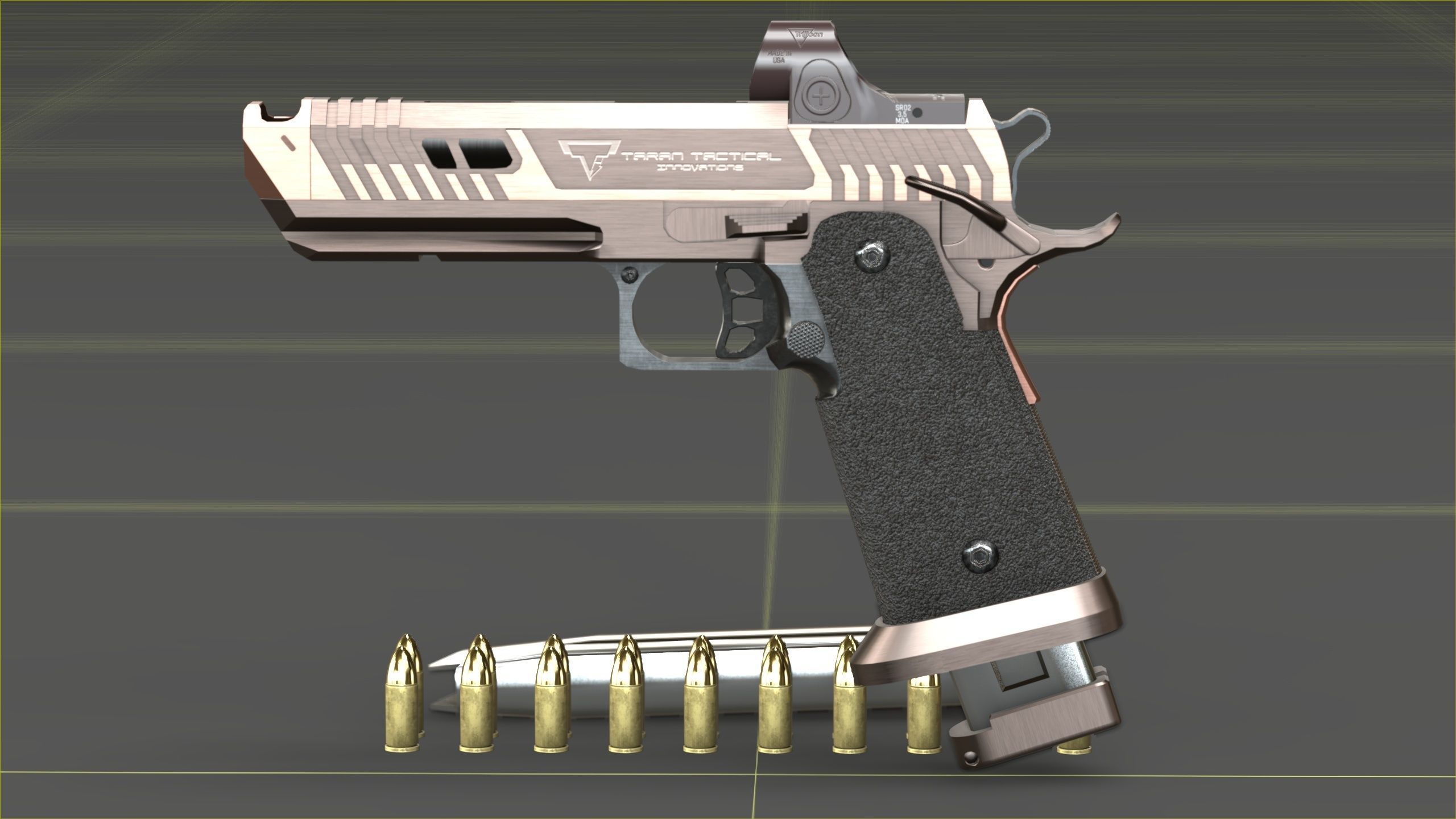 TTI - Taran Tactical Innovations - Sand Viper Low-poly 3D model_32