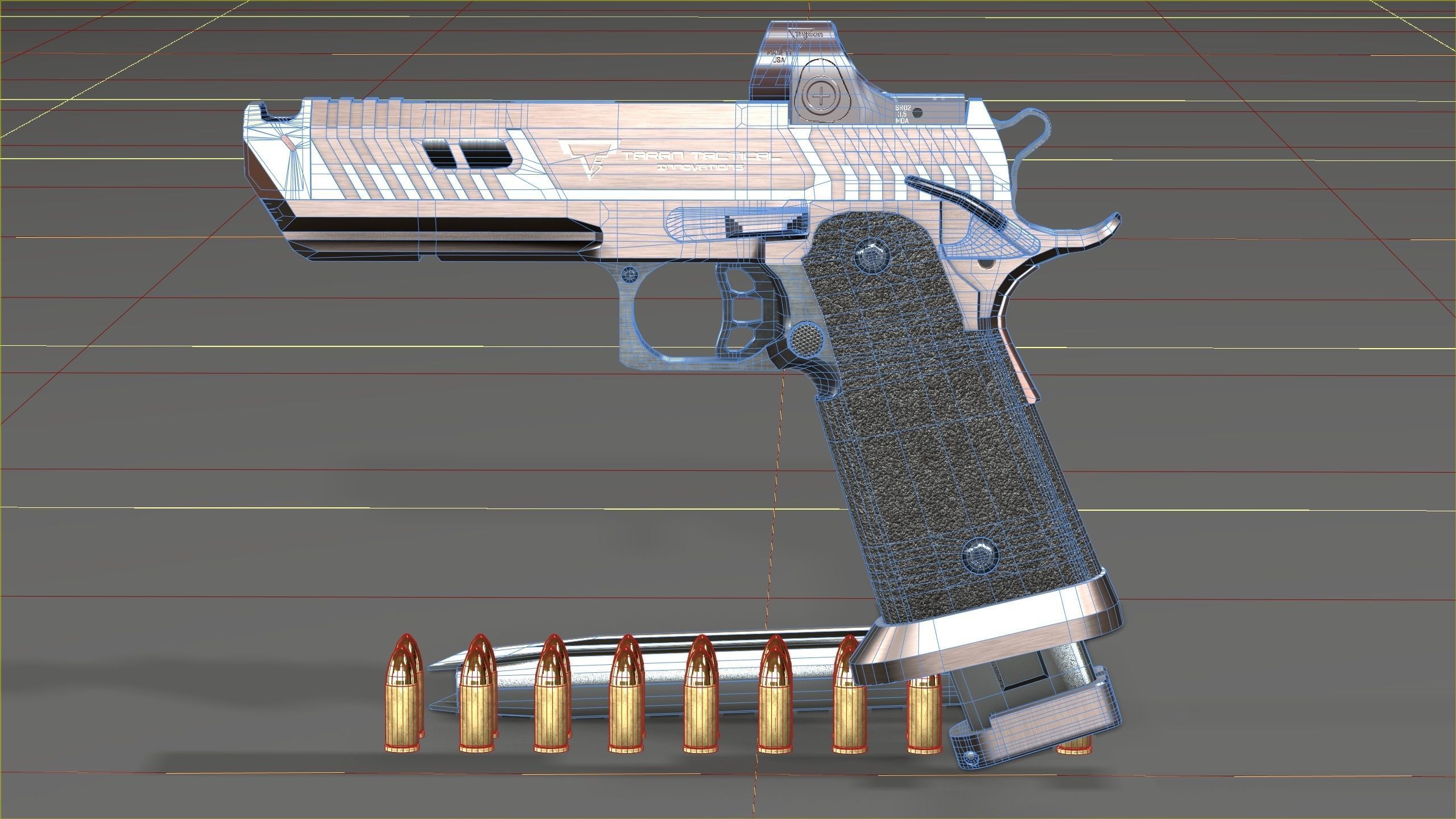 TTI - Taran Tactical Innovations - Sand Viper Low-poly 3D model_33