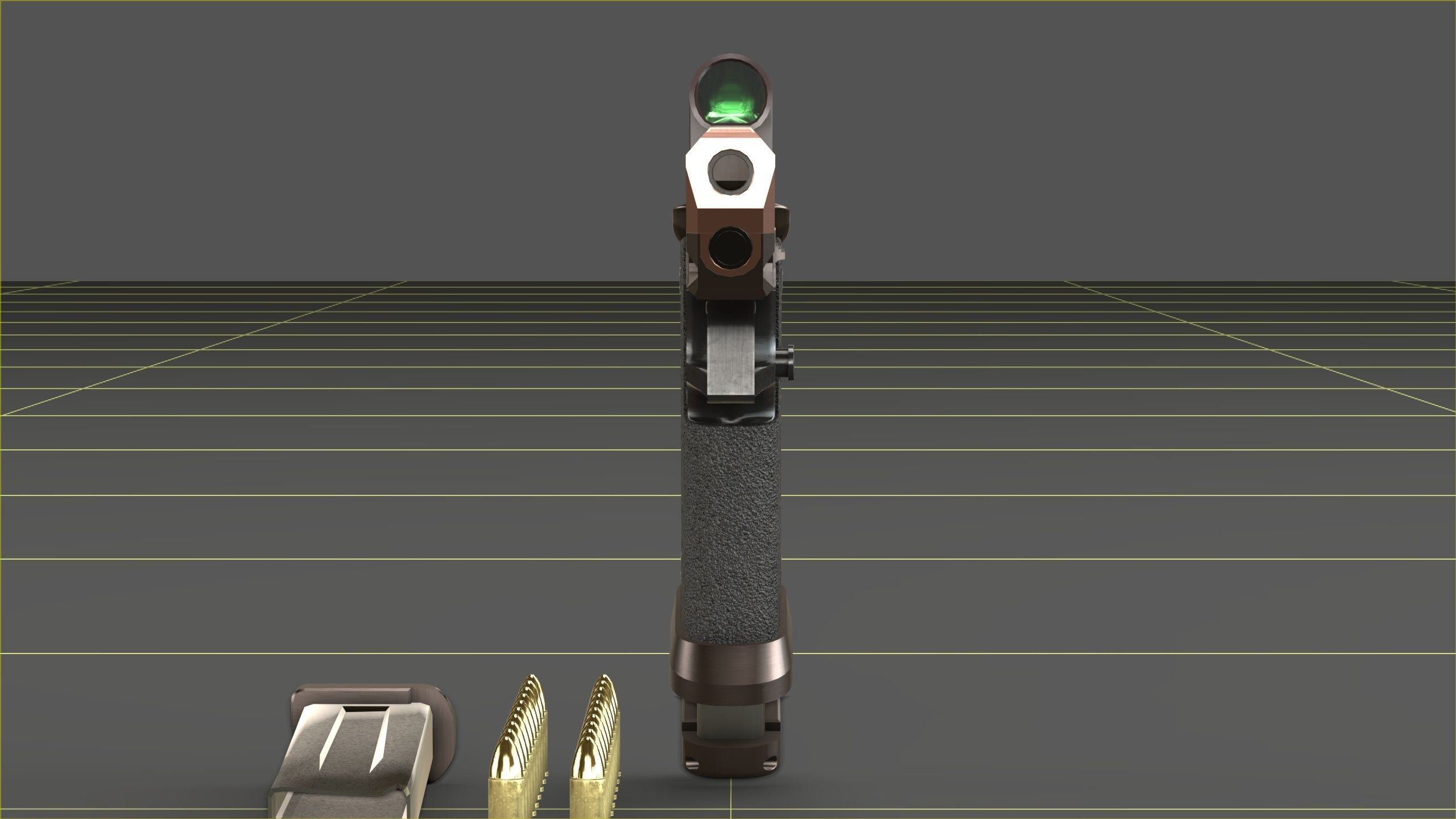 TTI - Taran Tactical Innovations - Sand Viper Low-poly 3D model_20