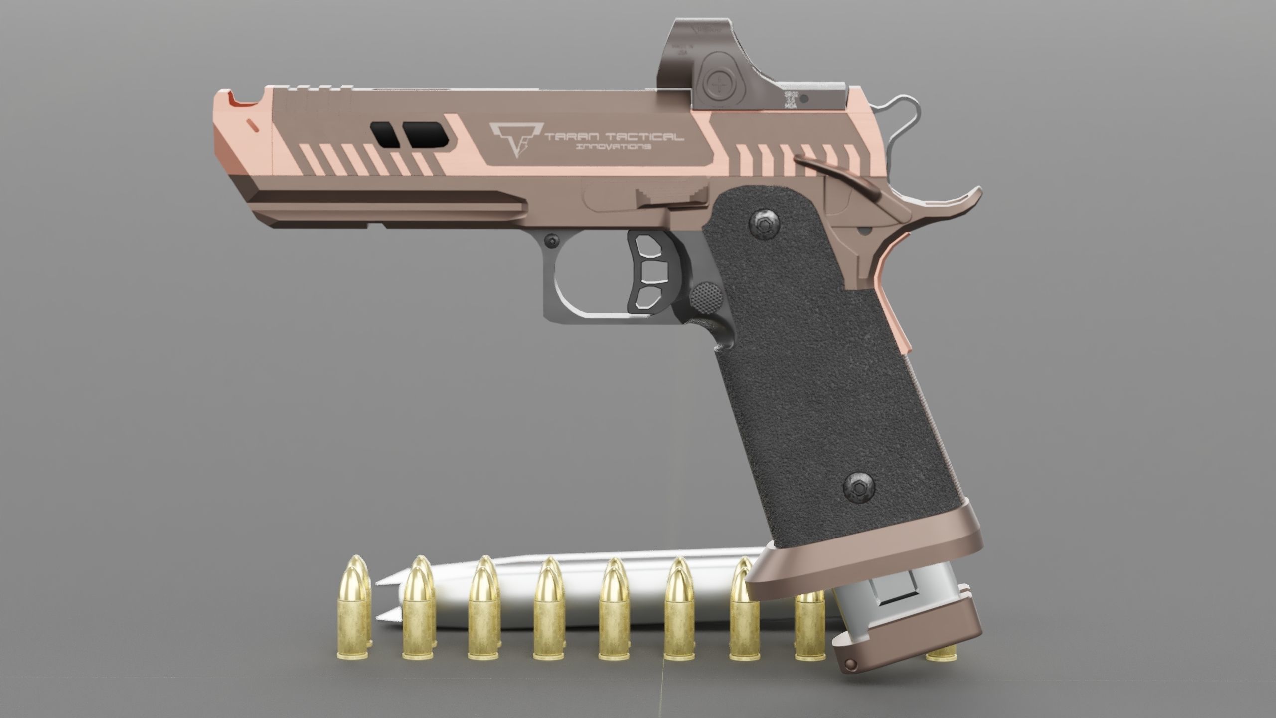 TTI - Taran Tactical Innovations - Sand Viper Low-poly 3D model_7