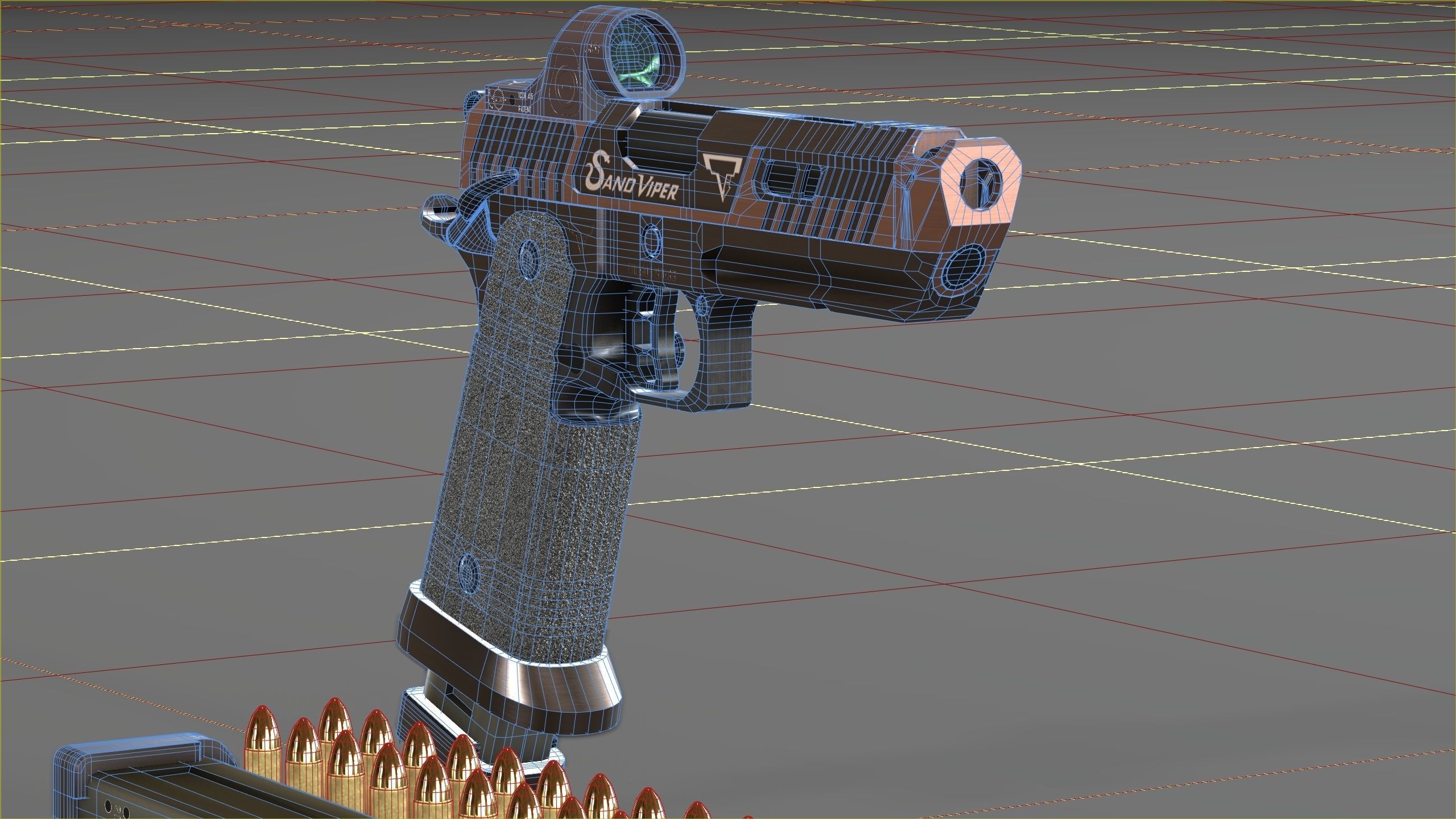 TTI - Taran Tactical Innovations - Sand Viper Low-poly 3D model_27