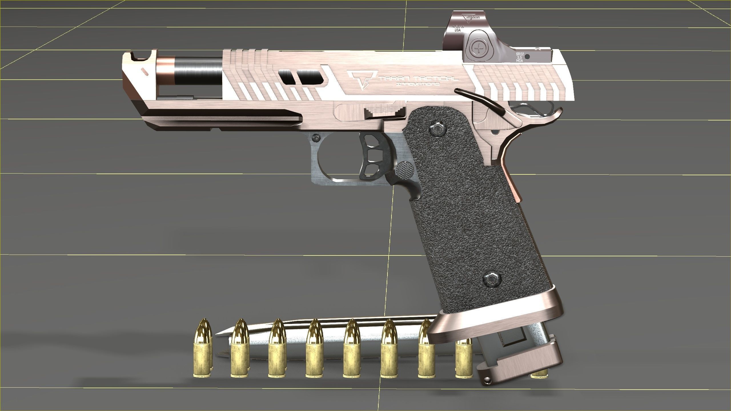 TTI - Taran Tactical Innovations - Sand Viper Low-poly 3D model_34