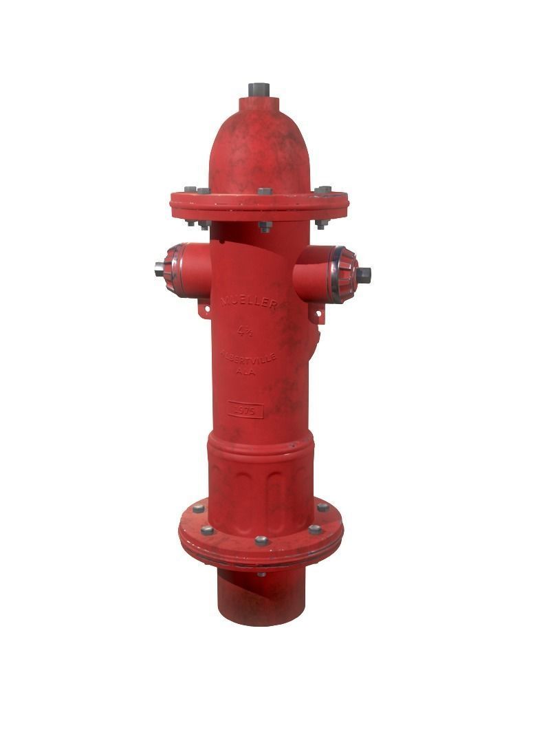 Old Fire Hydrant II 3D model_3