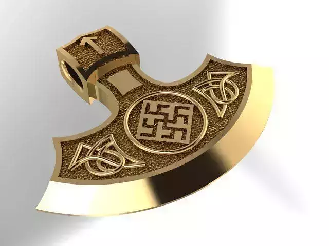 Axe pendant 3D print model