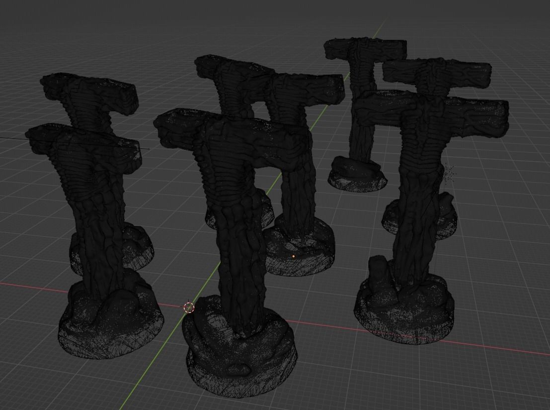 Shattered Cult Horror Chess Set 3D print model_6