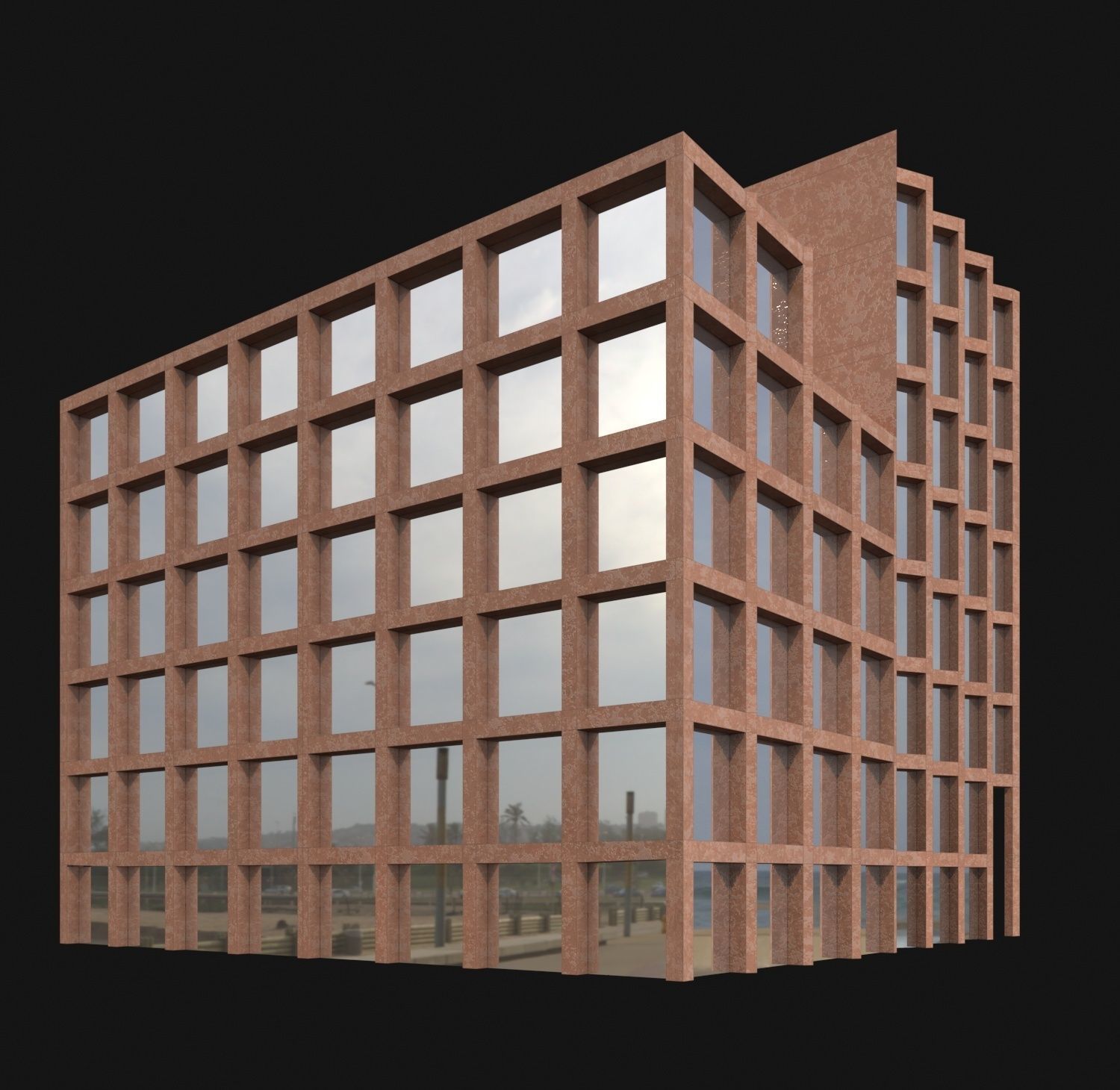 Office Building 3D model_4