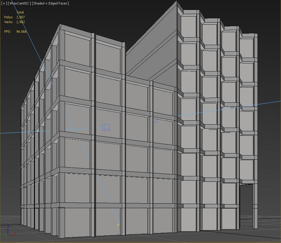 Office Building 3D model_3