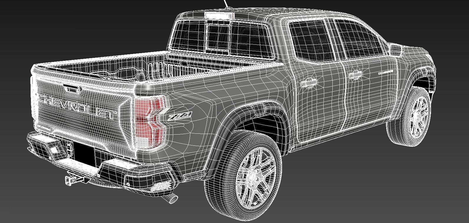 Chevrolet Colorado Z71 2023 3D model_13