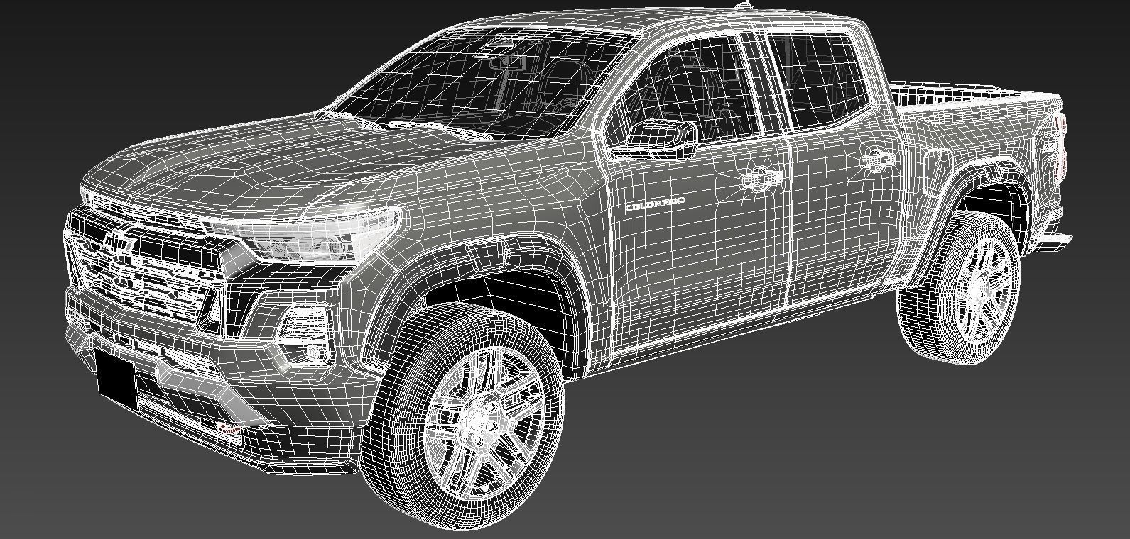 Chevrolet Colorado Z71 2023 3D model_12