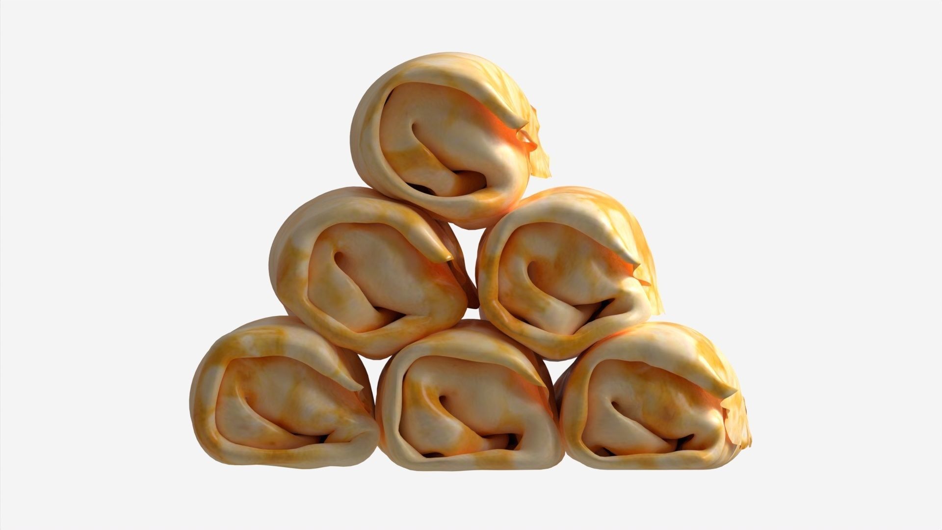 Pancakes with Filling 3D model_4