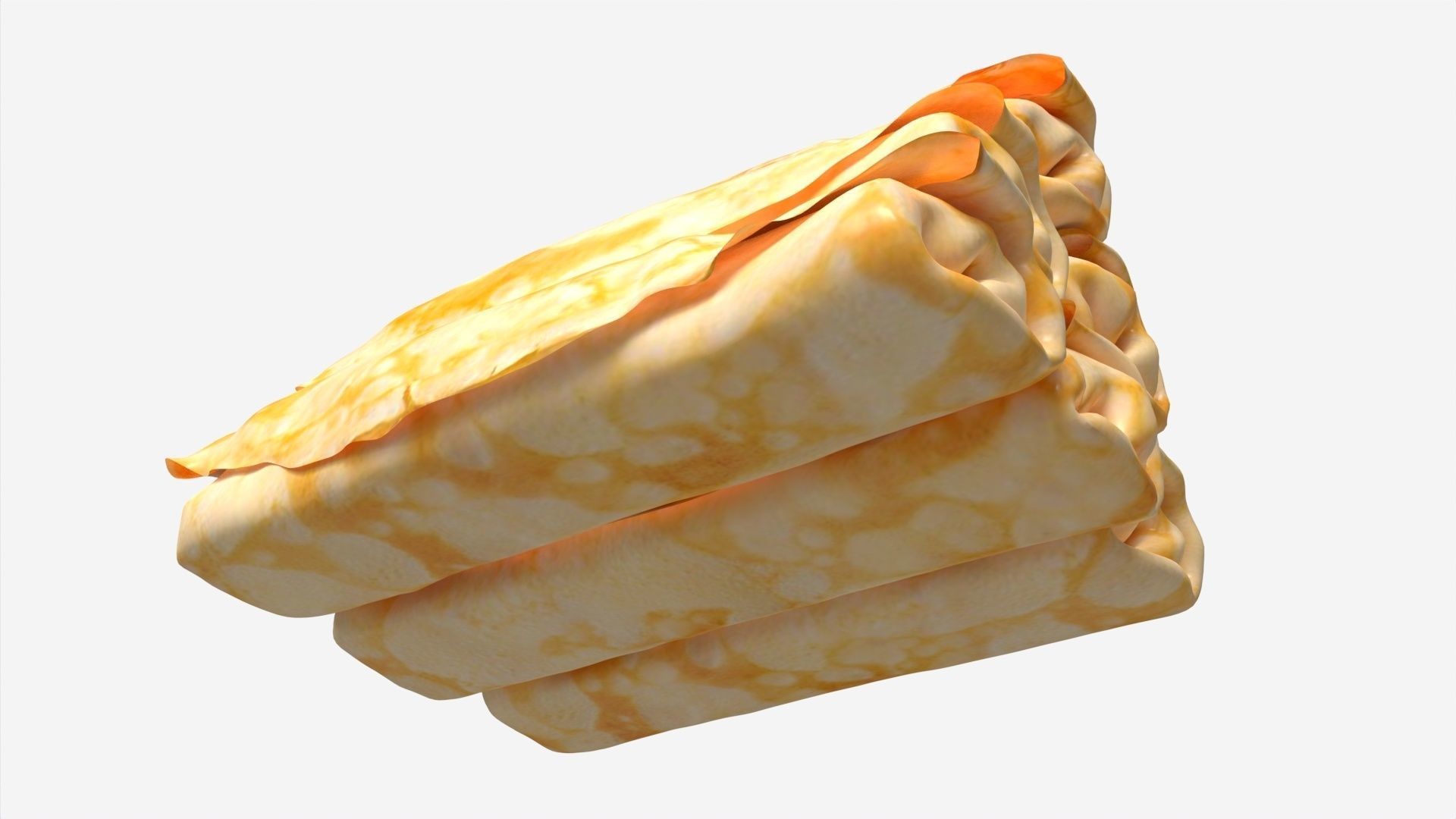 Pancakes with Filling 3D model_3