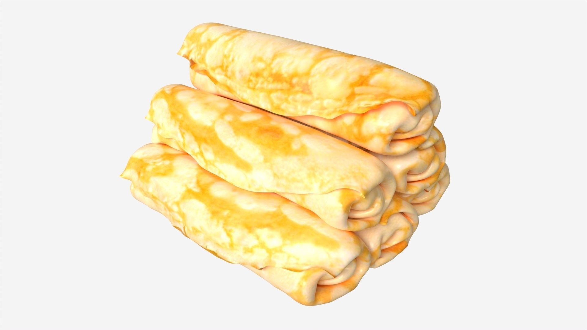 Pancakes with Filling 3D model_1