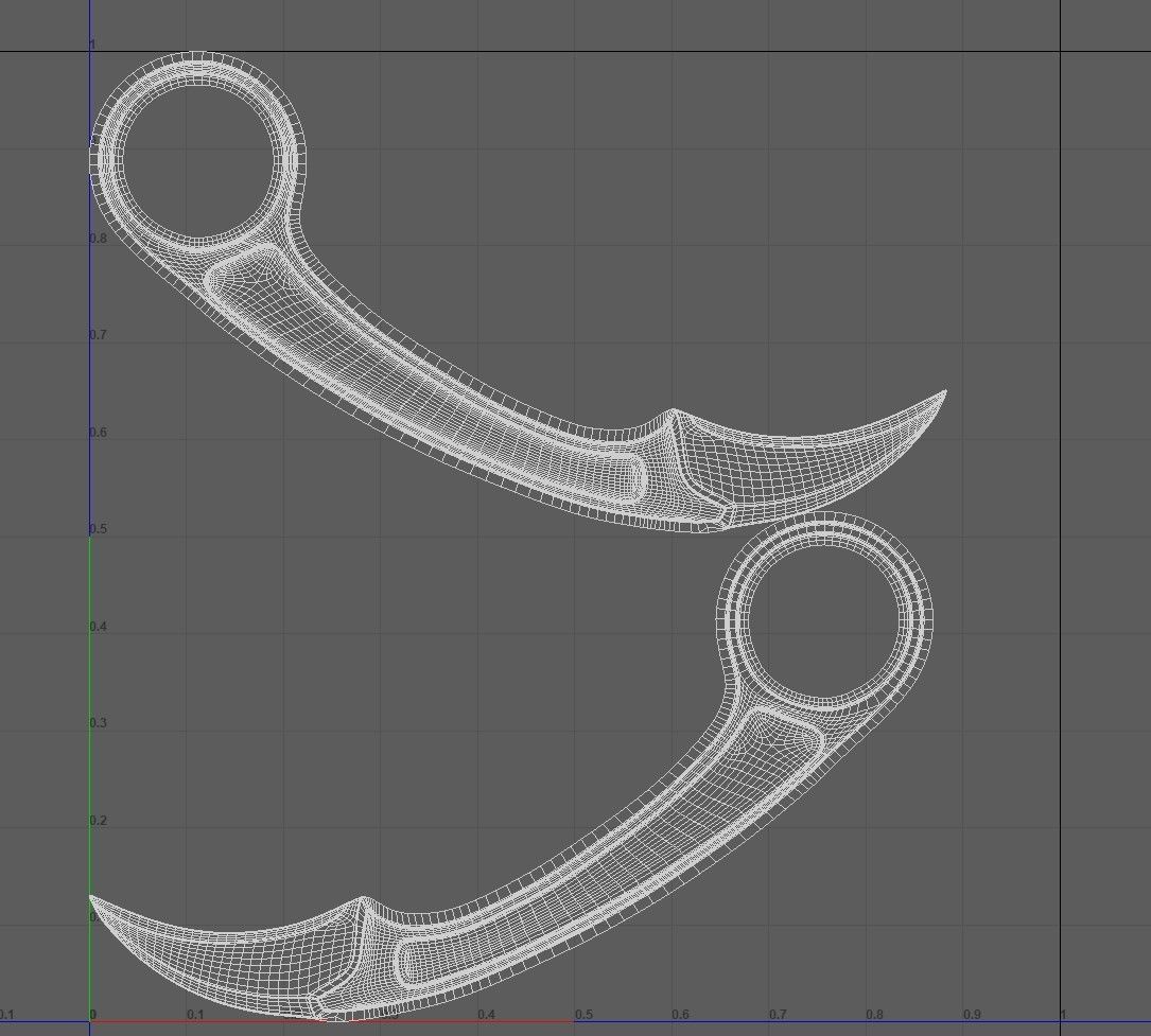 Knife Karambit 3D print model_5