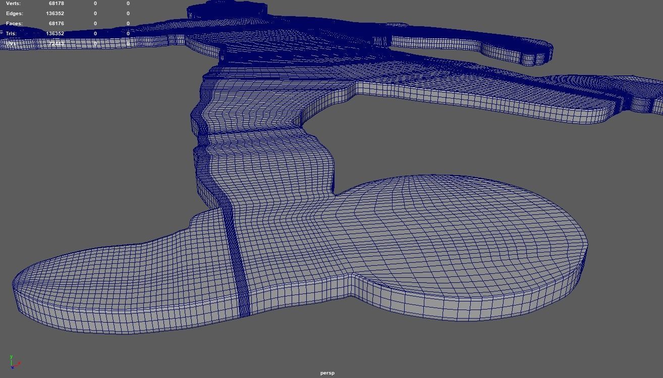 Soccer Key Ring Chain 01 Low-poly 3D model_9