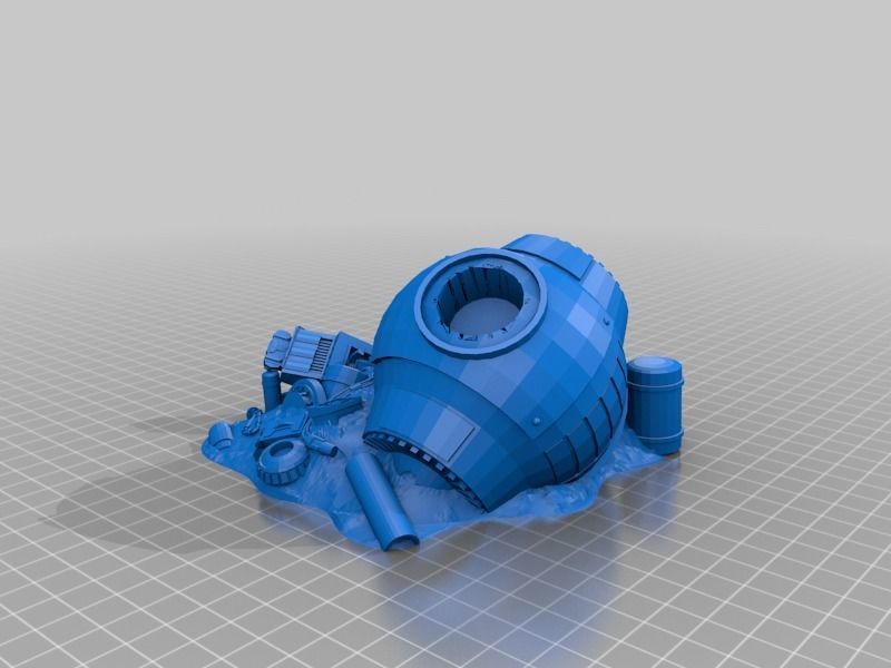 Star Wars Junk Piles 3D print model_1
