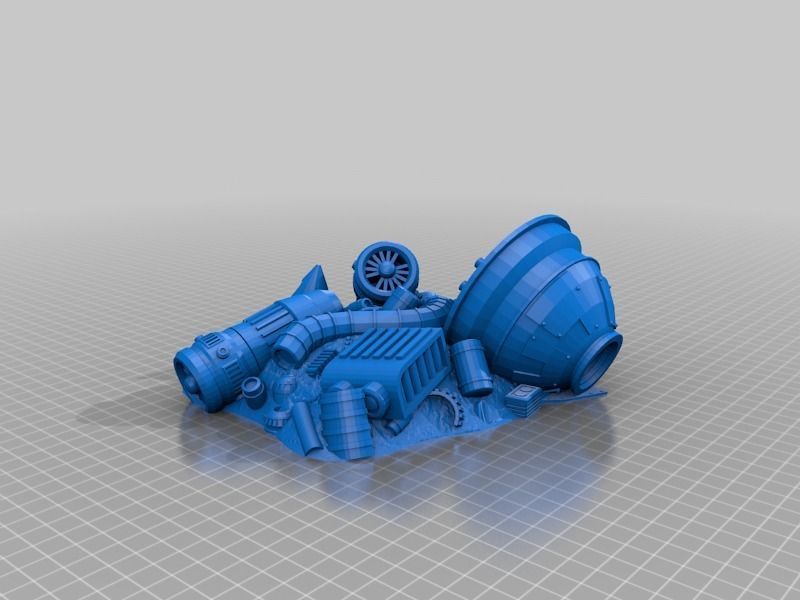 Star Wars Junk Piles 3D print model_2