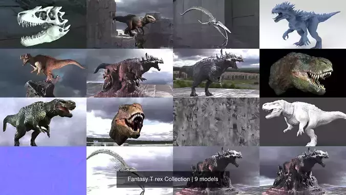 Fantasy T rex Collection 