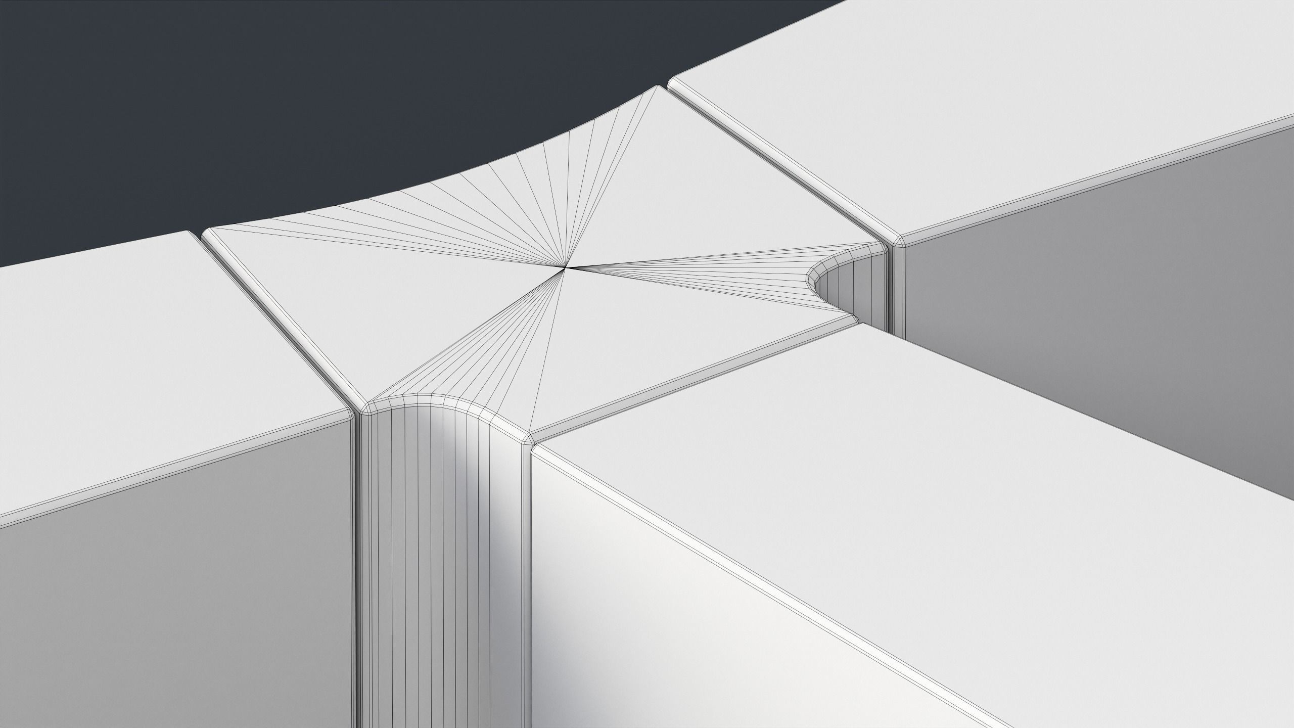 Modern Outdoor Bench 90 PBR Game Ready Low-poly 3D model_31