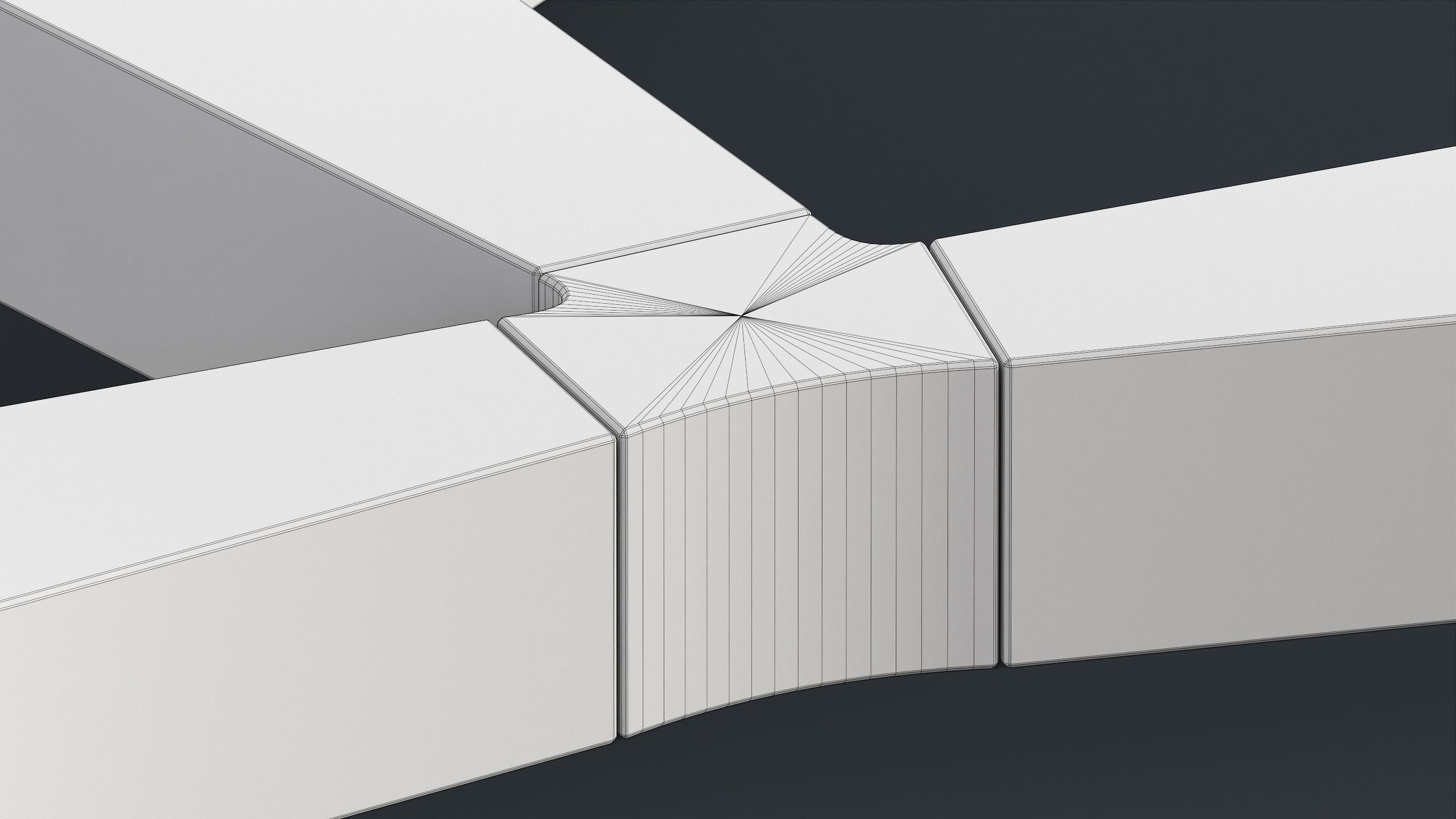 Modern Outdoor Bench 90 PBR Game Ready Low-poly 3D model_32