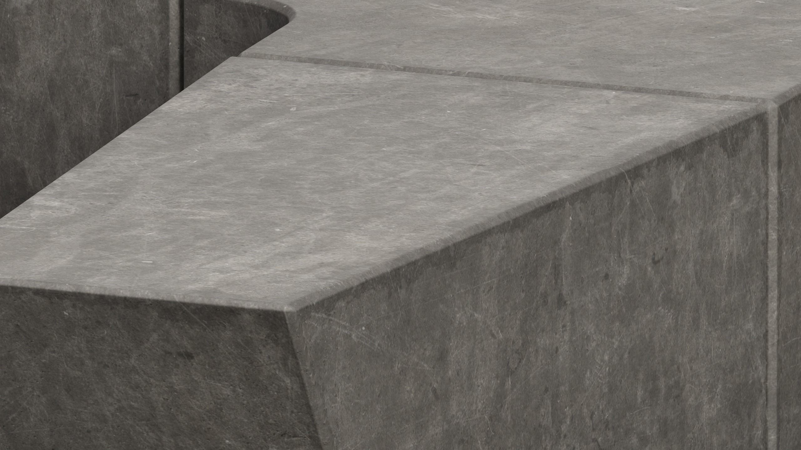 Modern Outdoor Bench 90 PBR Game Ready Low-poly 3D model_15