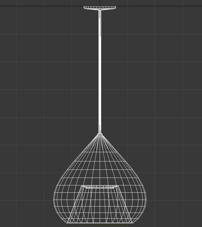 teardrop shaped hanging lamp 3D model_12